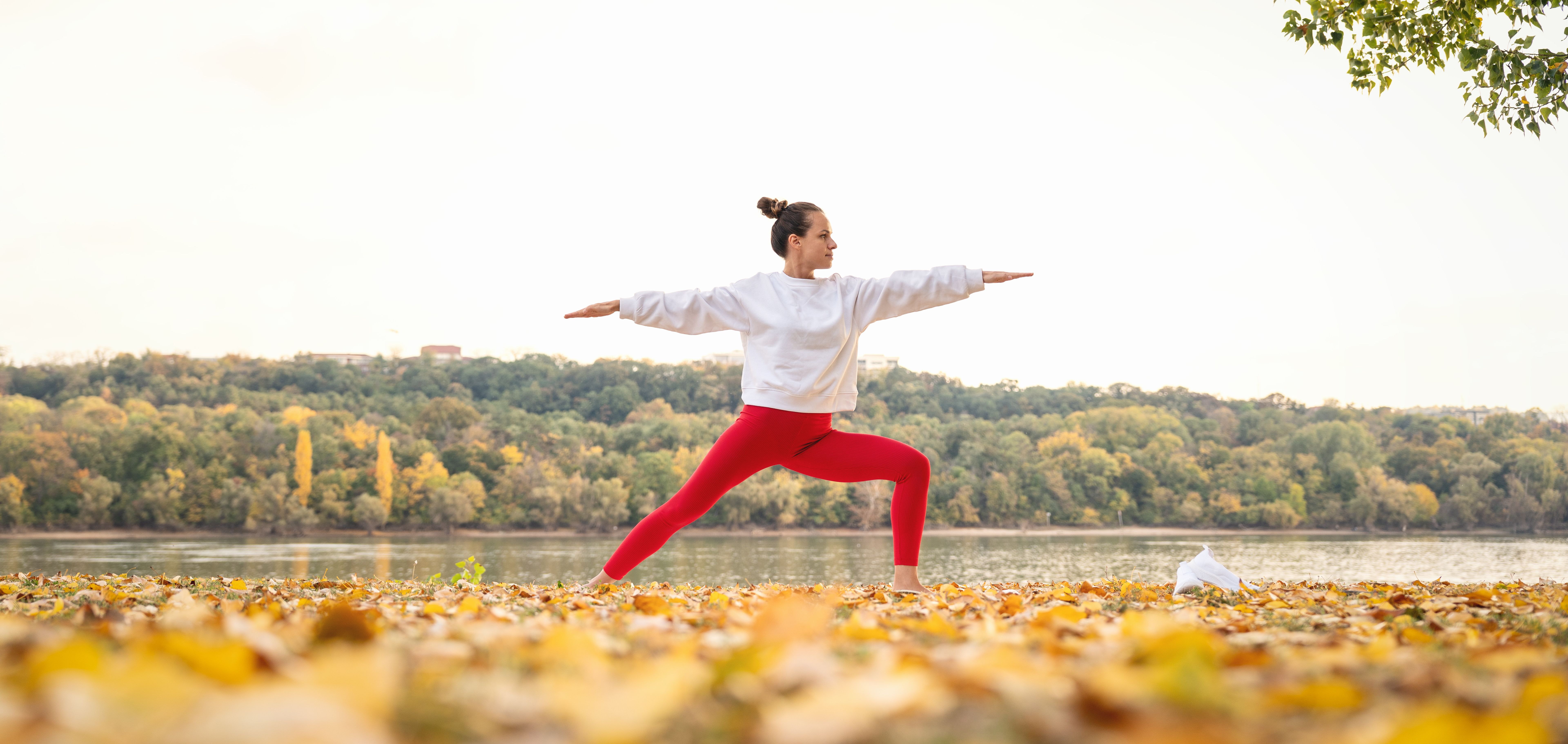 autumn yoga