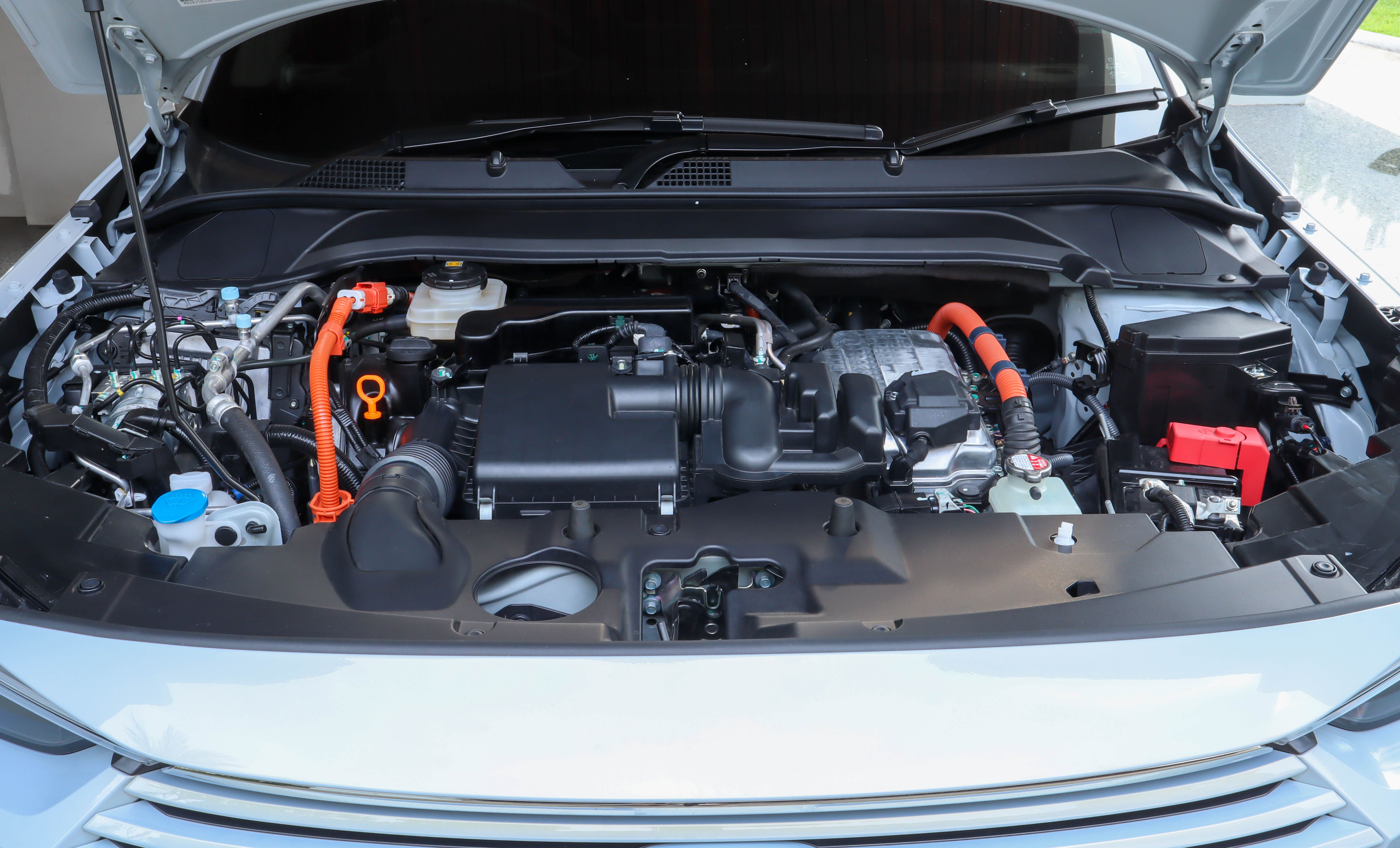 modern hybrid car