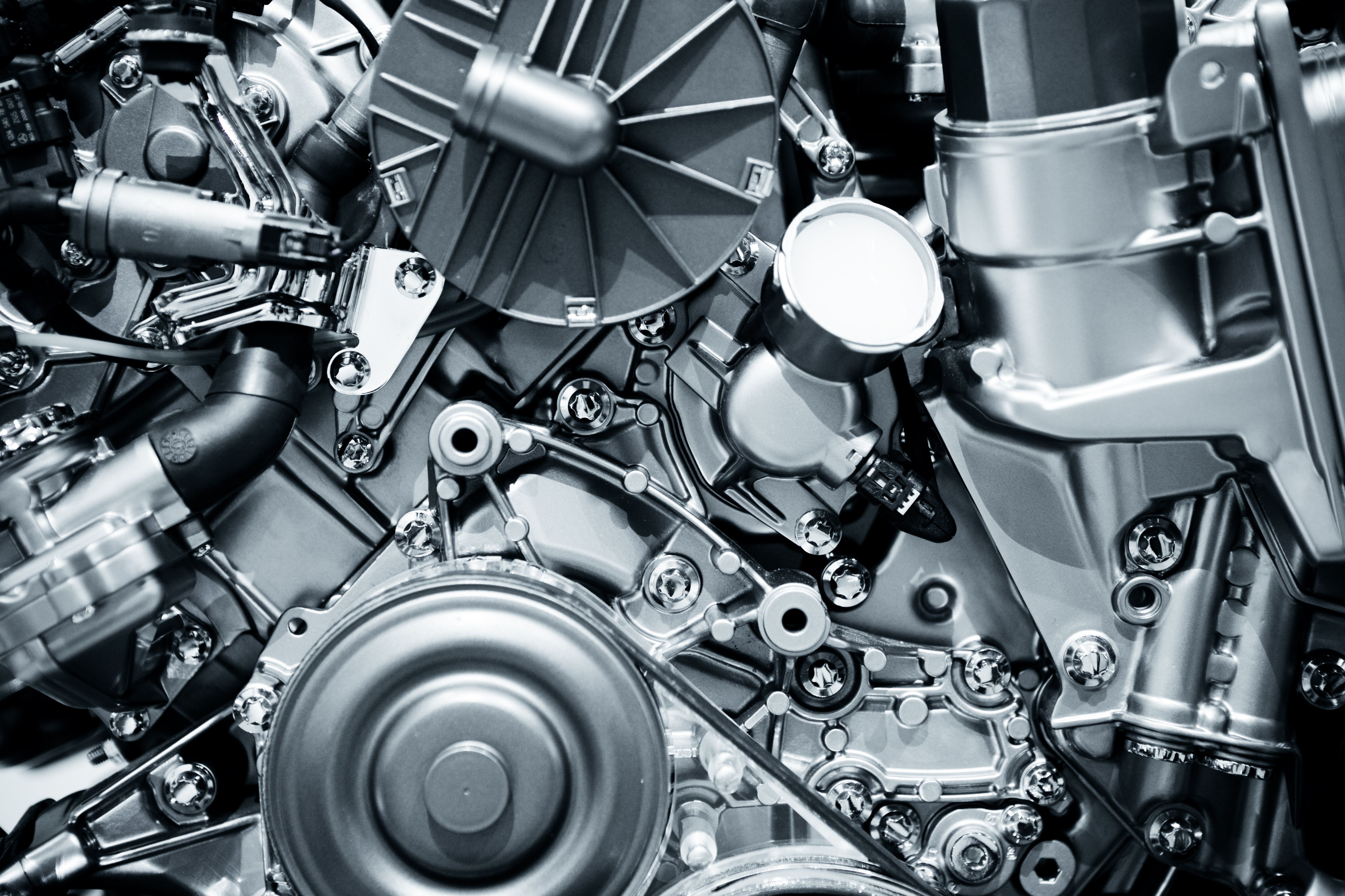 car engine detailing