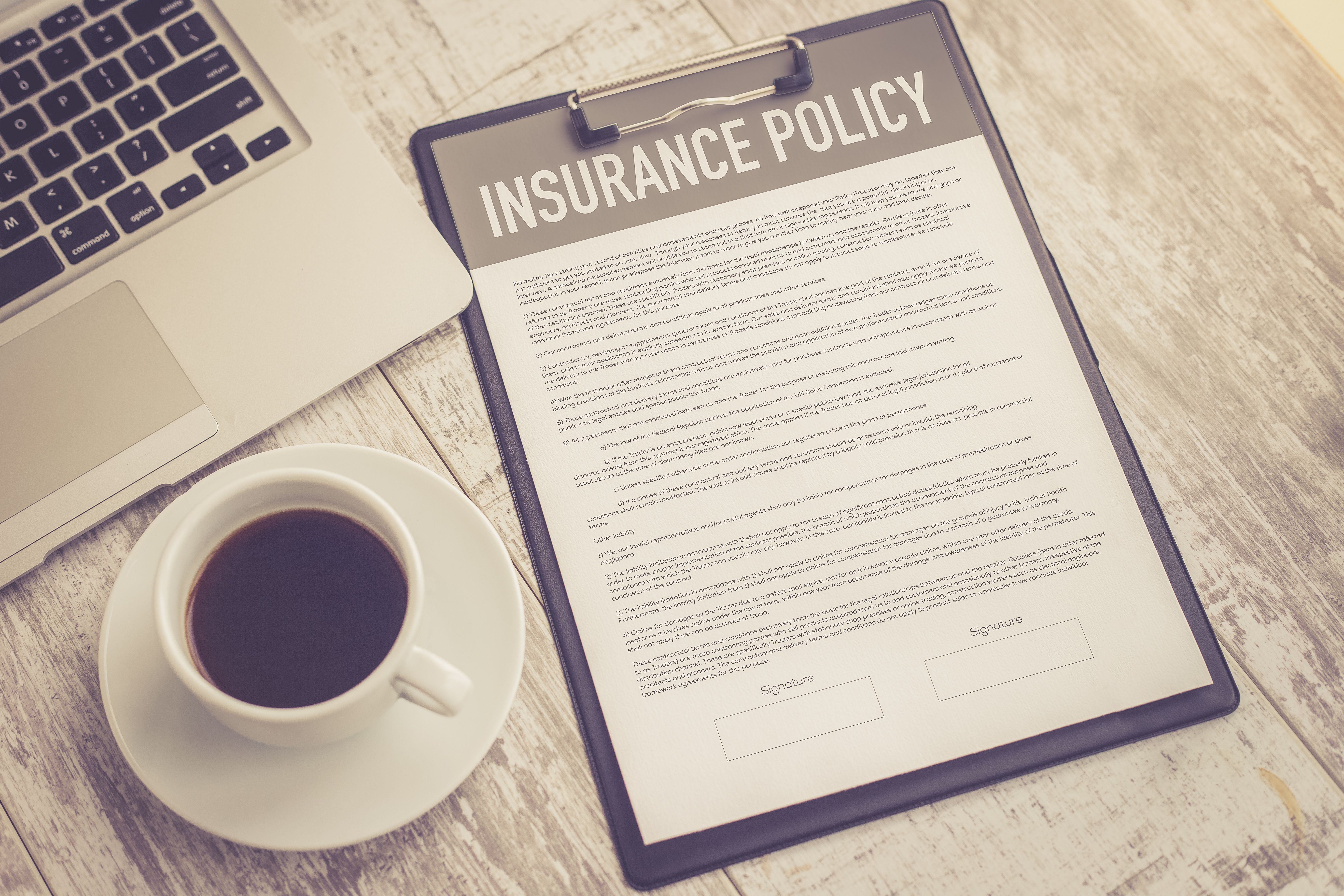 insurance policy document