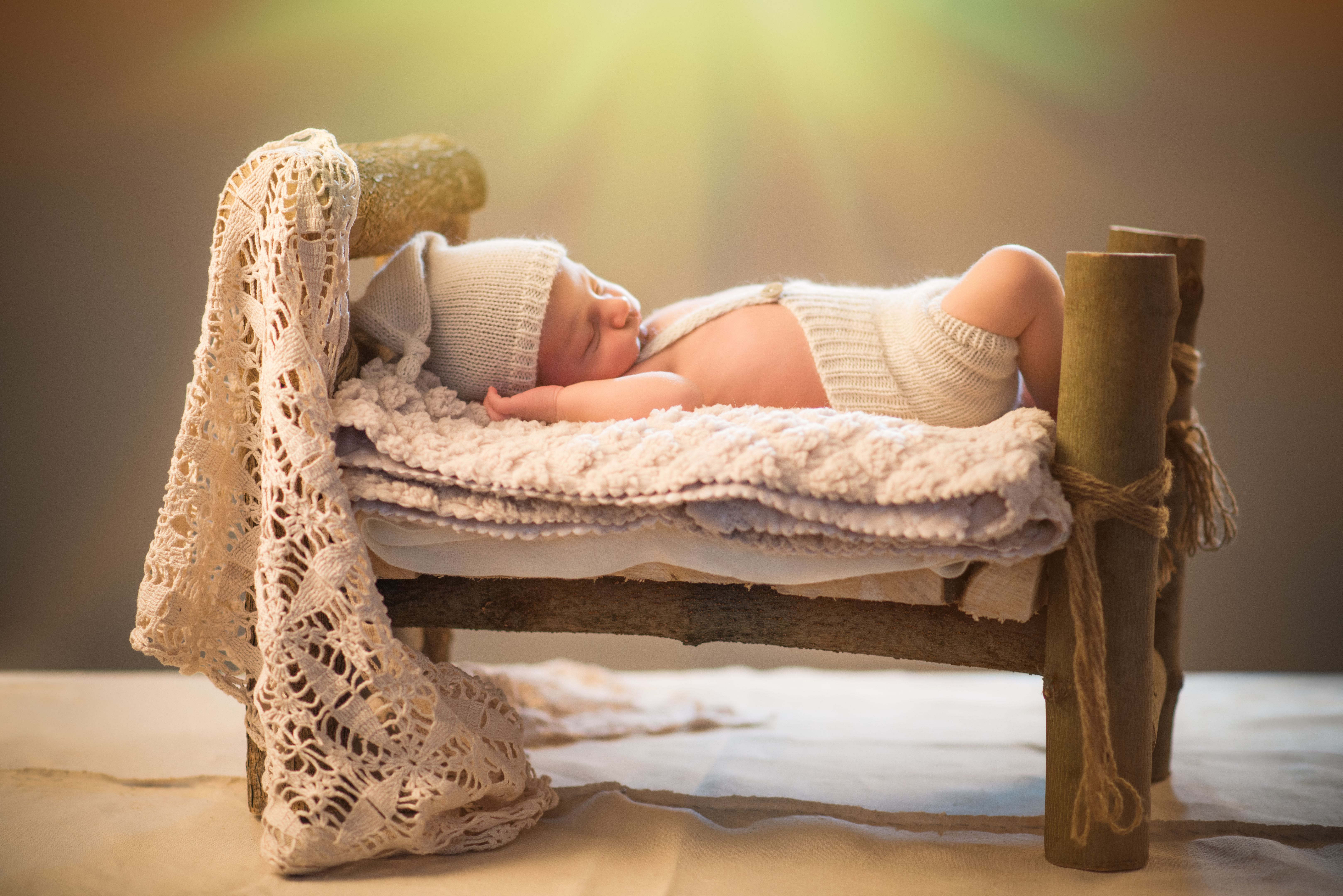 newborn photography setup