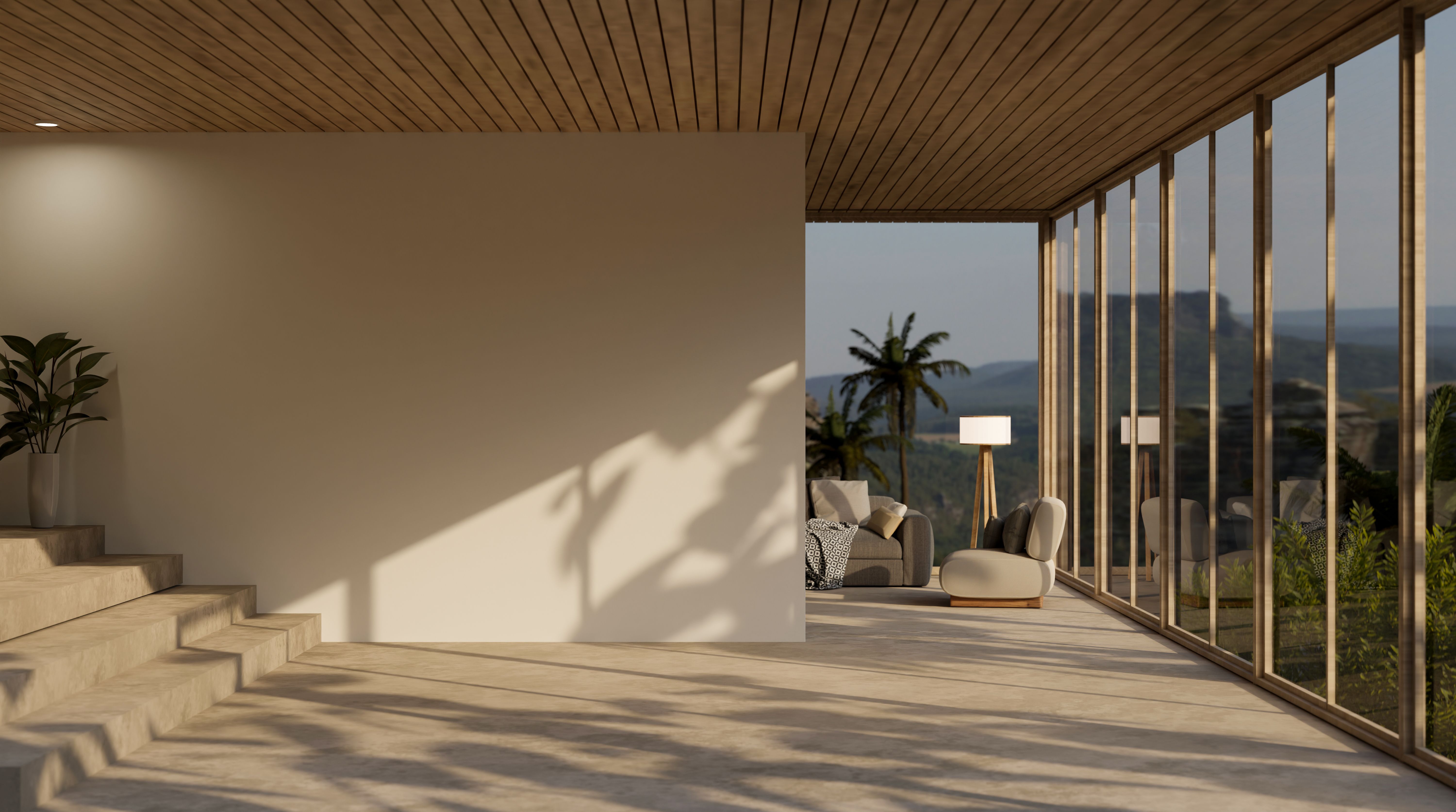 modern minimalistic interior