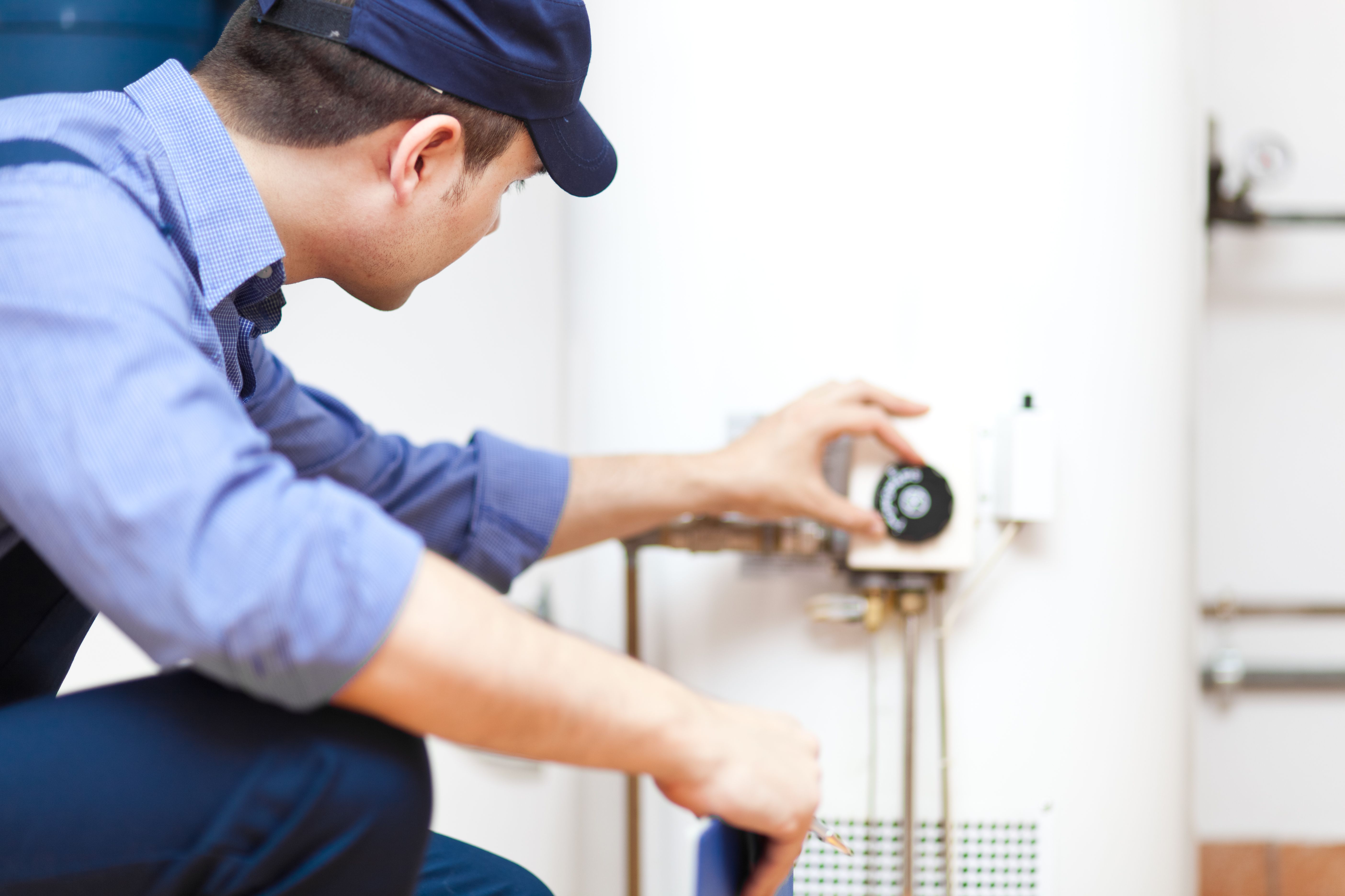plumber fitting water heater