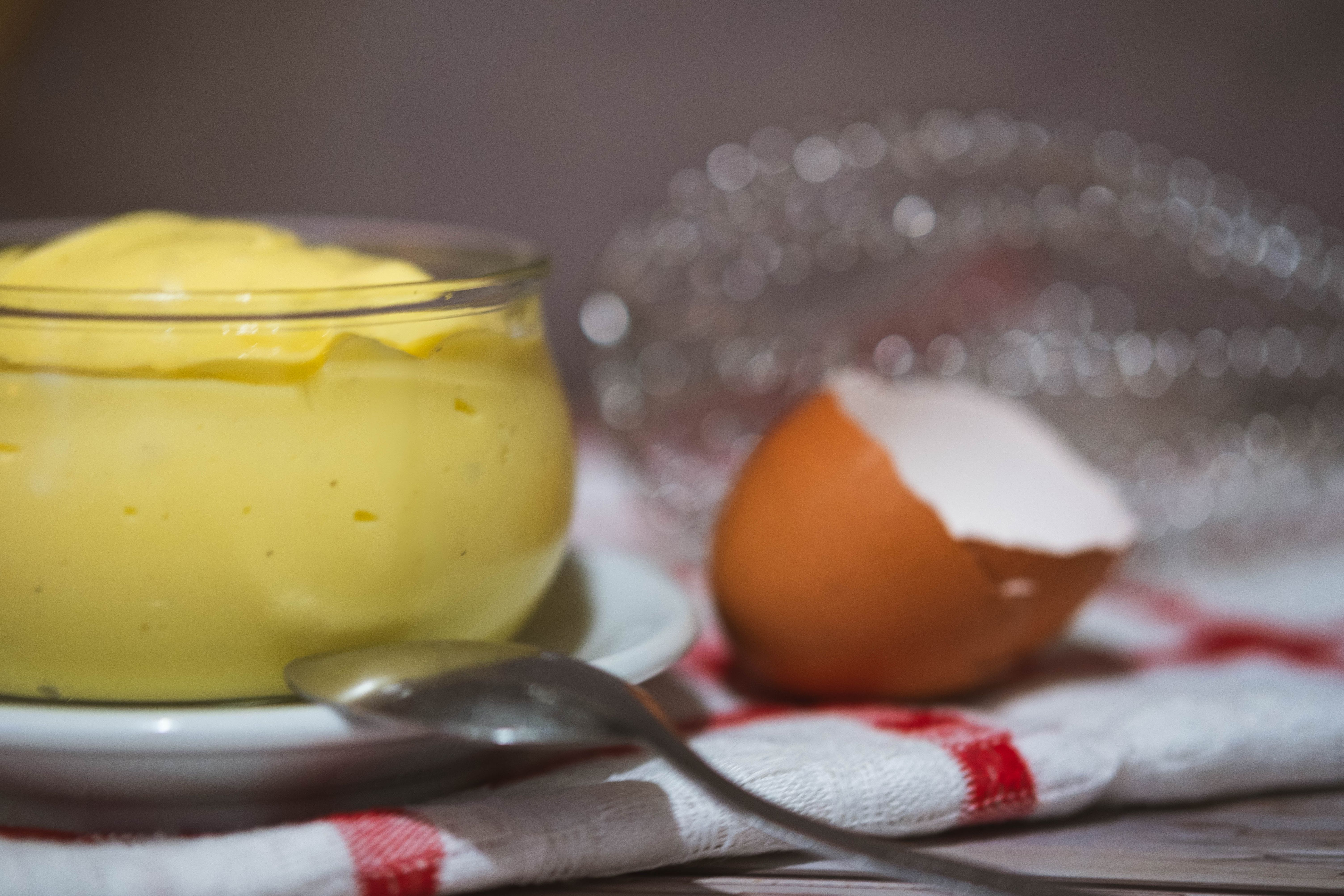 making custard