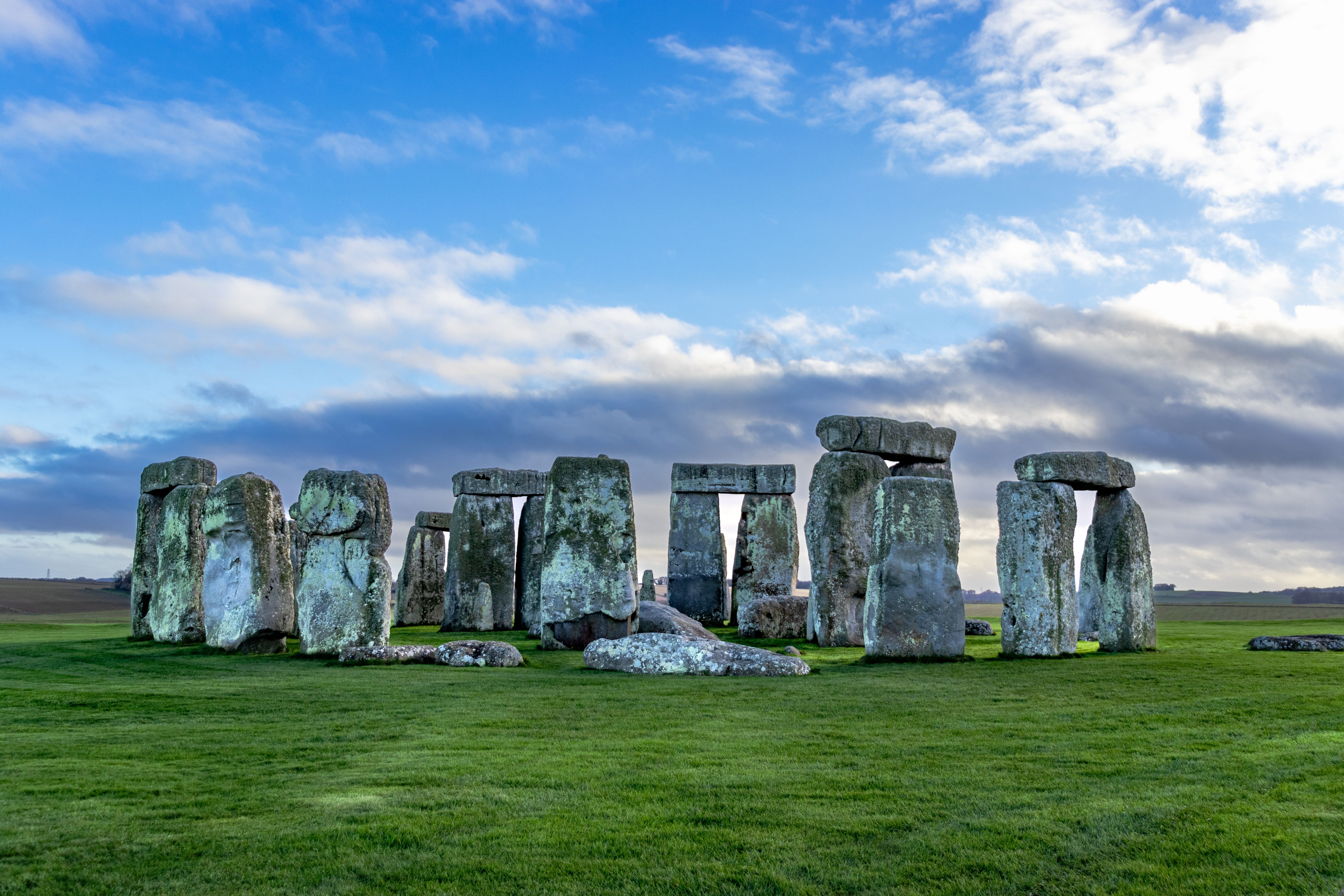 stonehenge sunset