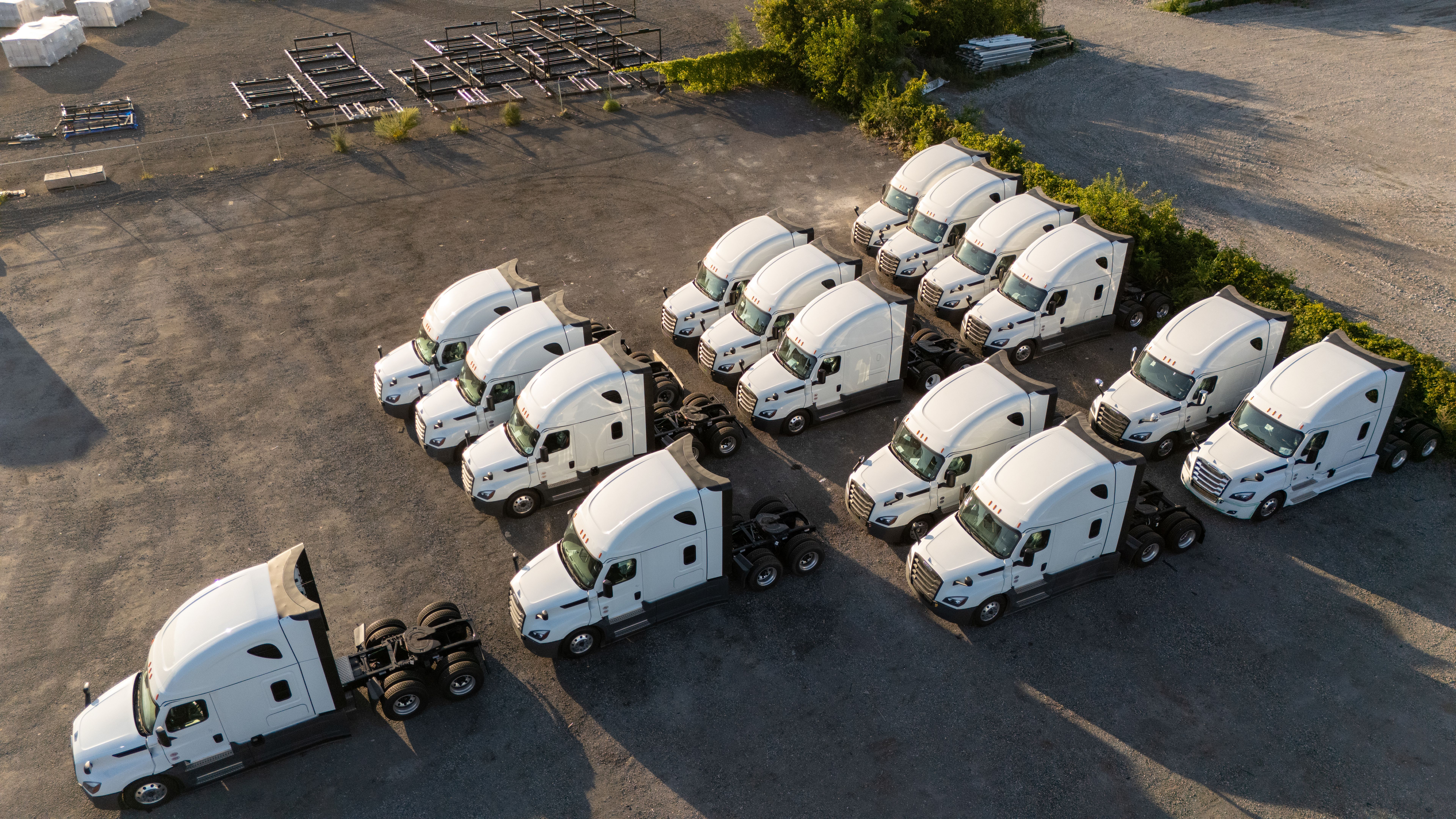 modern transport fleet