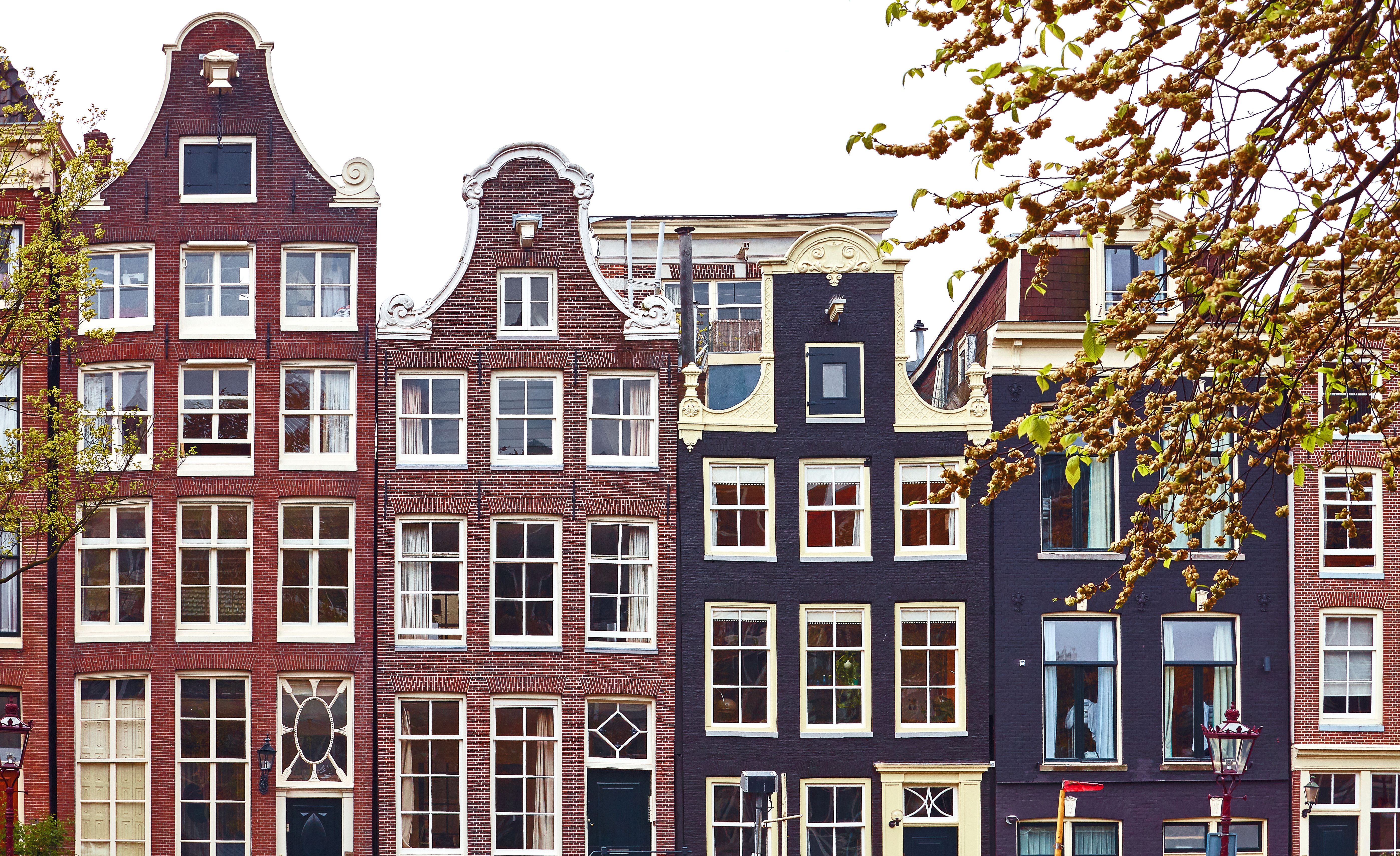 Amsterdam Netherlands dancing houses.