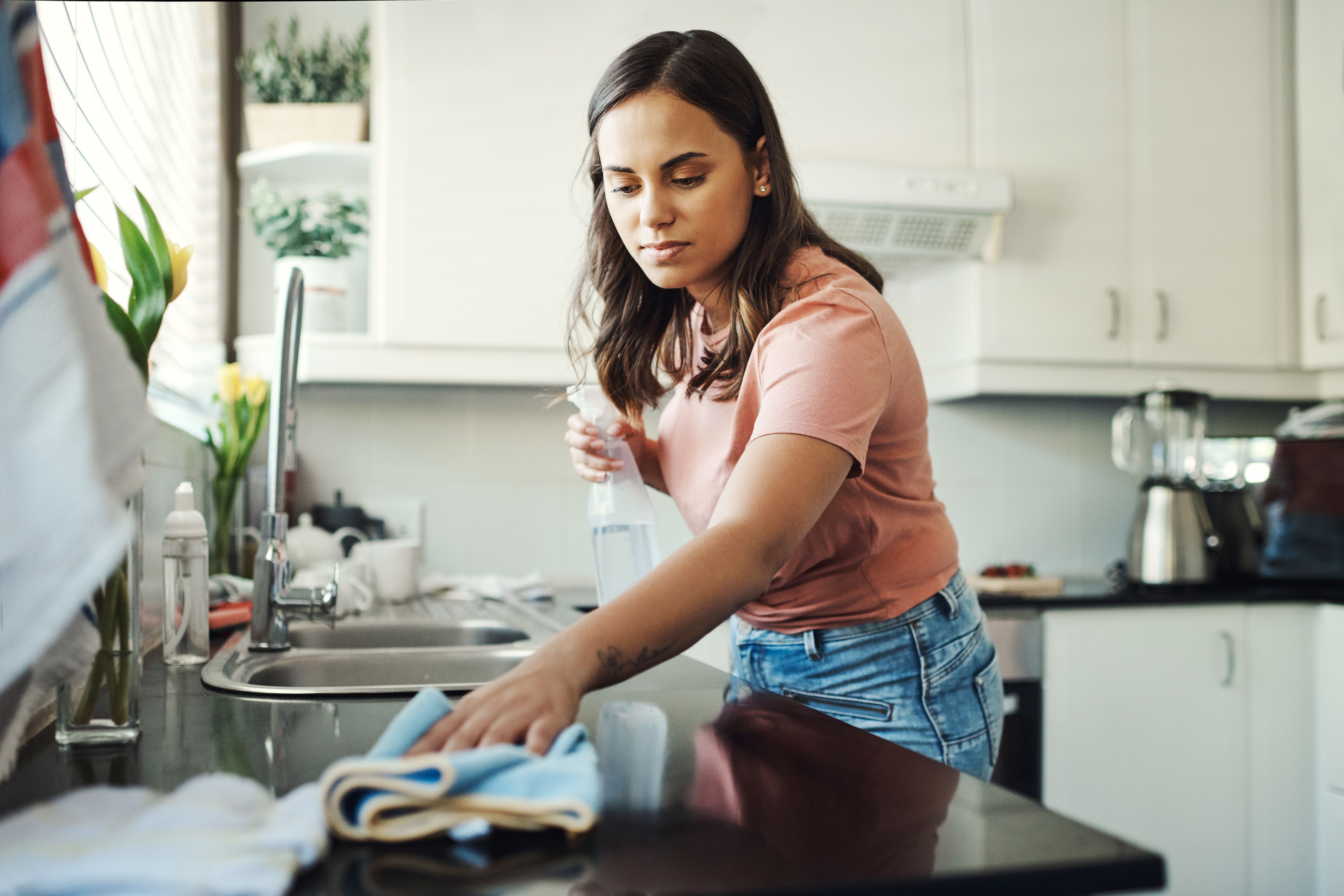 home cleaning preparation