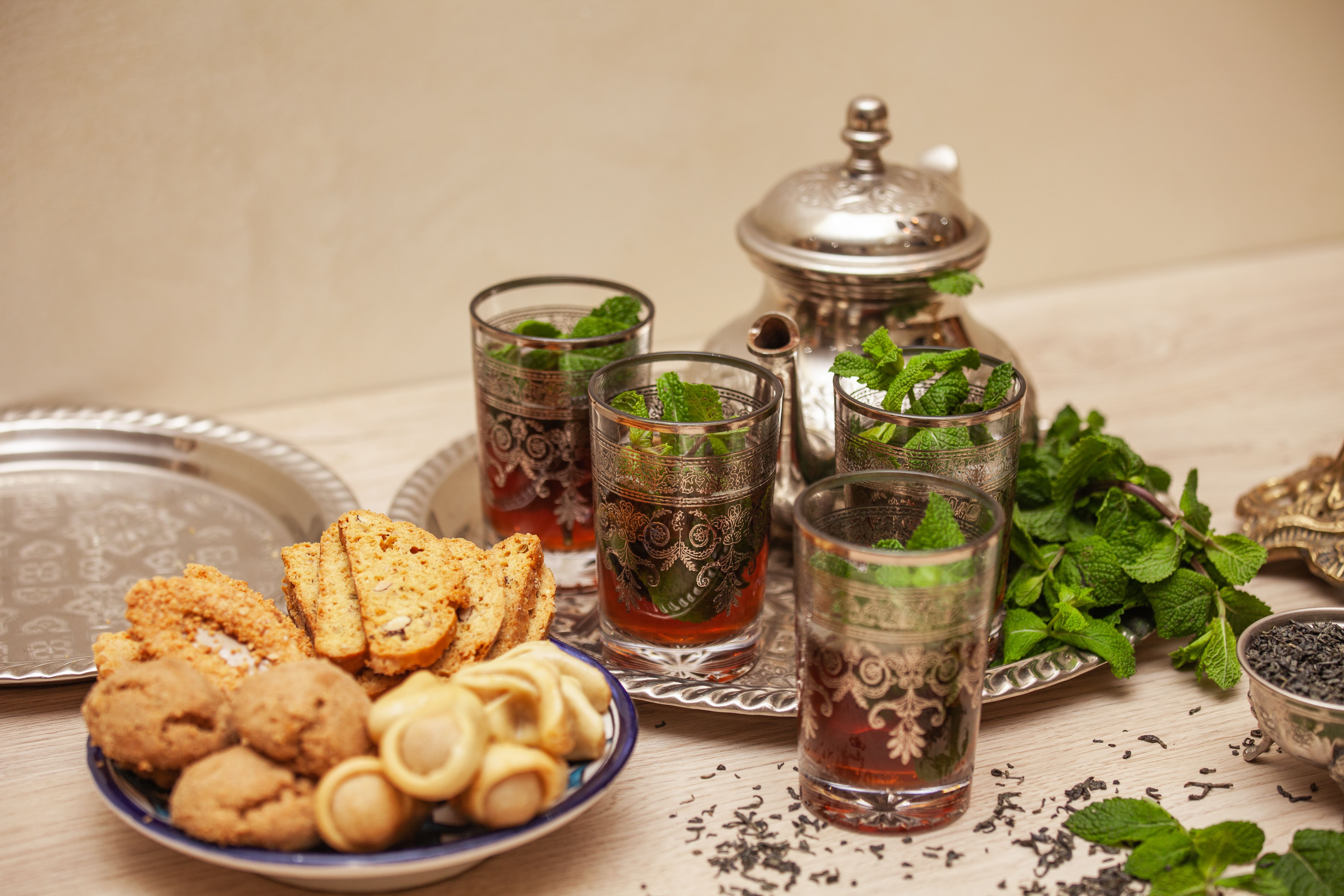 mint tea sweets
