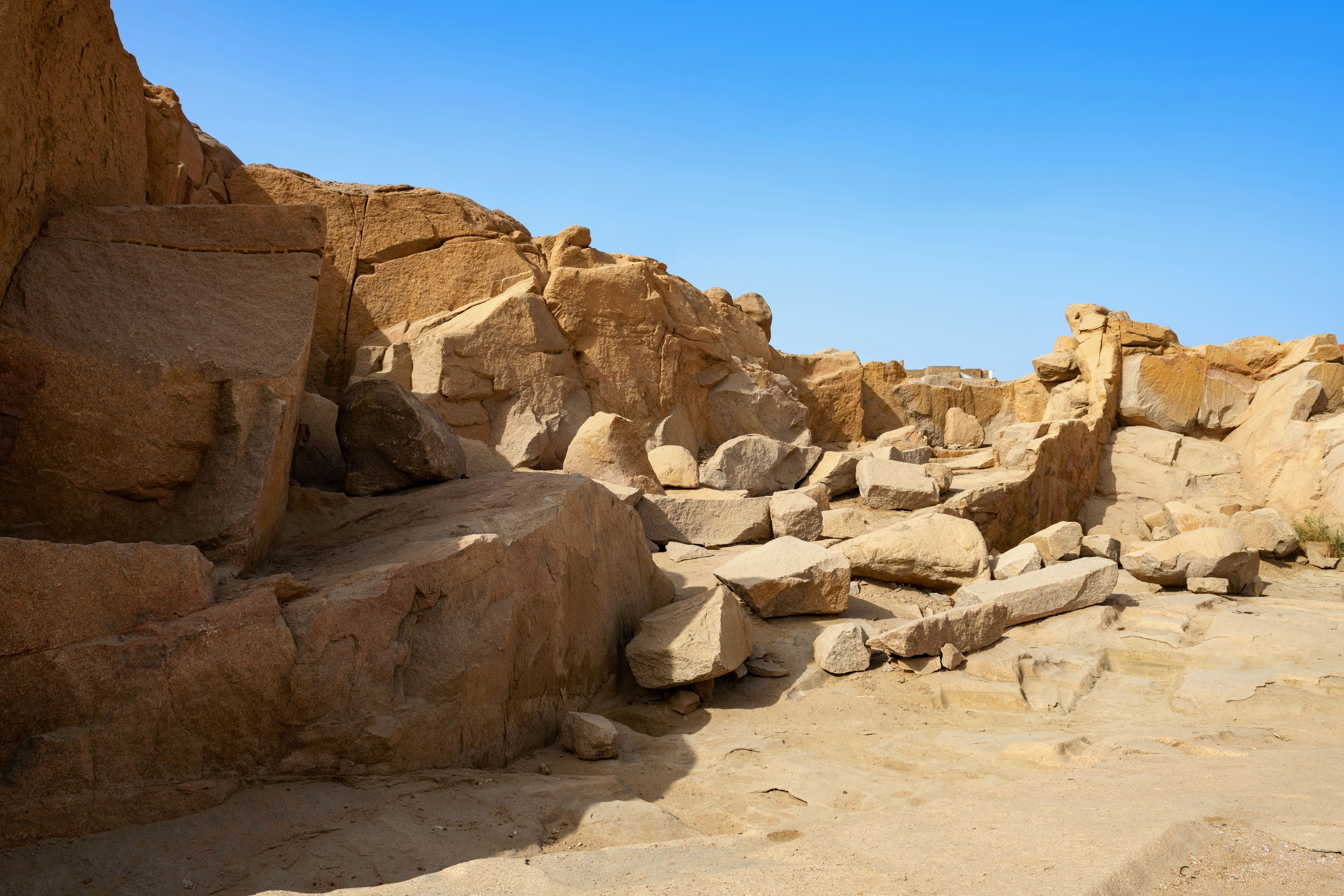 Granit quarry in Aswan, Egypt