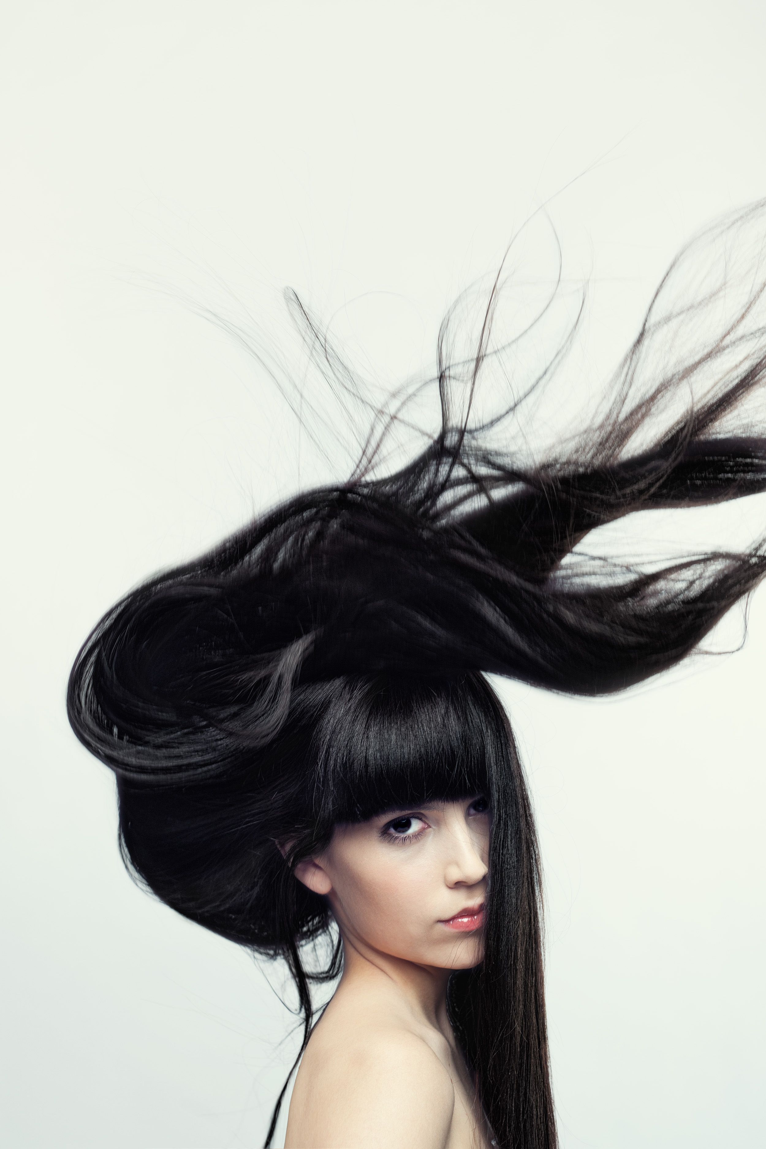 Spectral portrait of a young lady