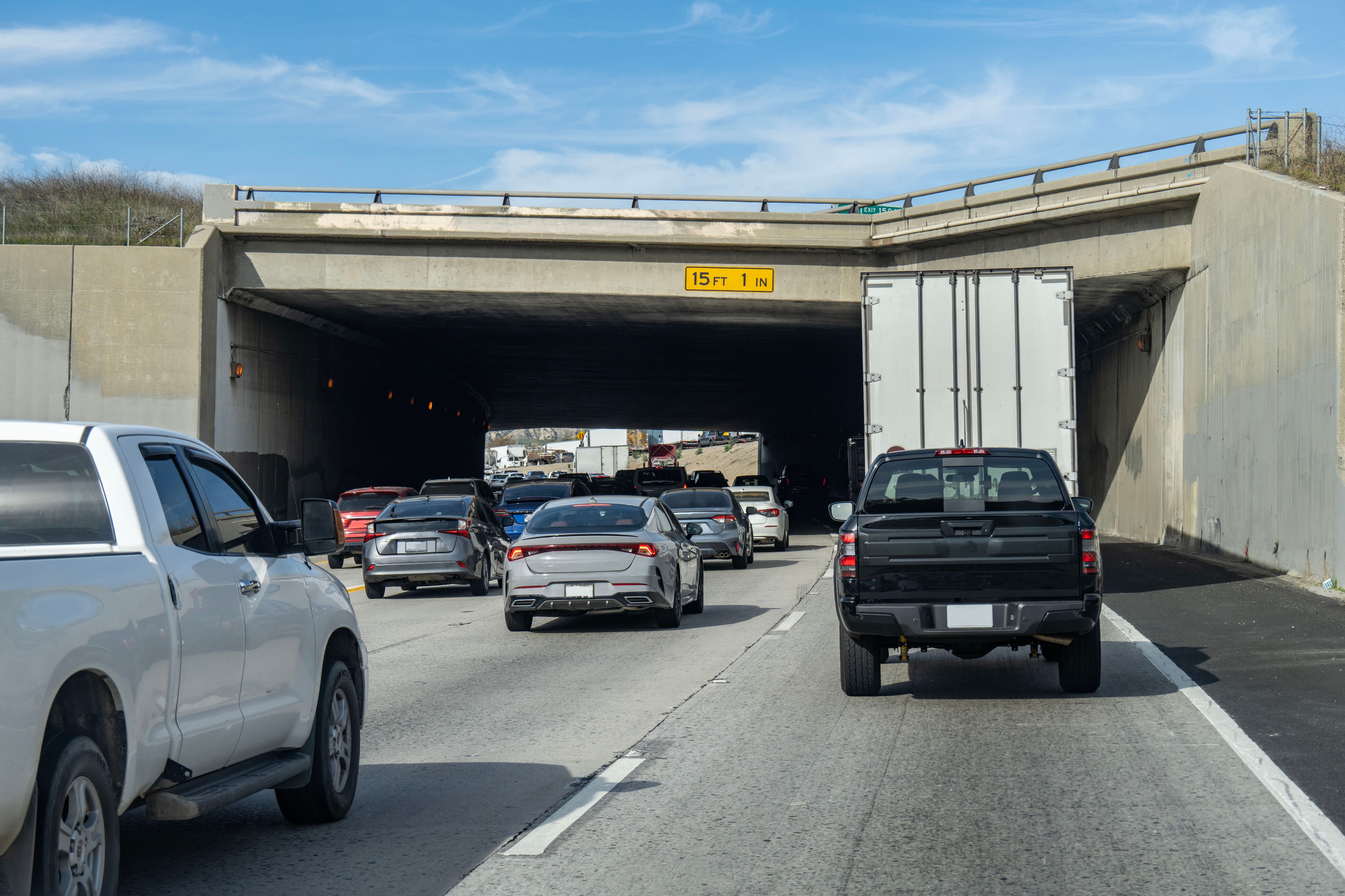 traffic congestion truck
