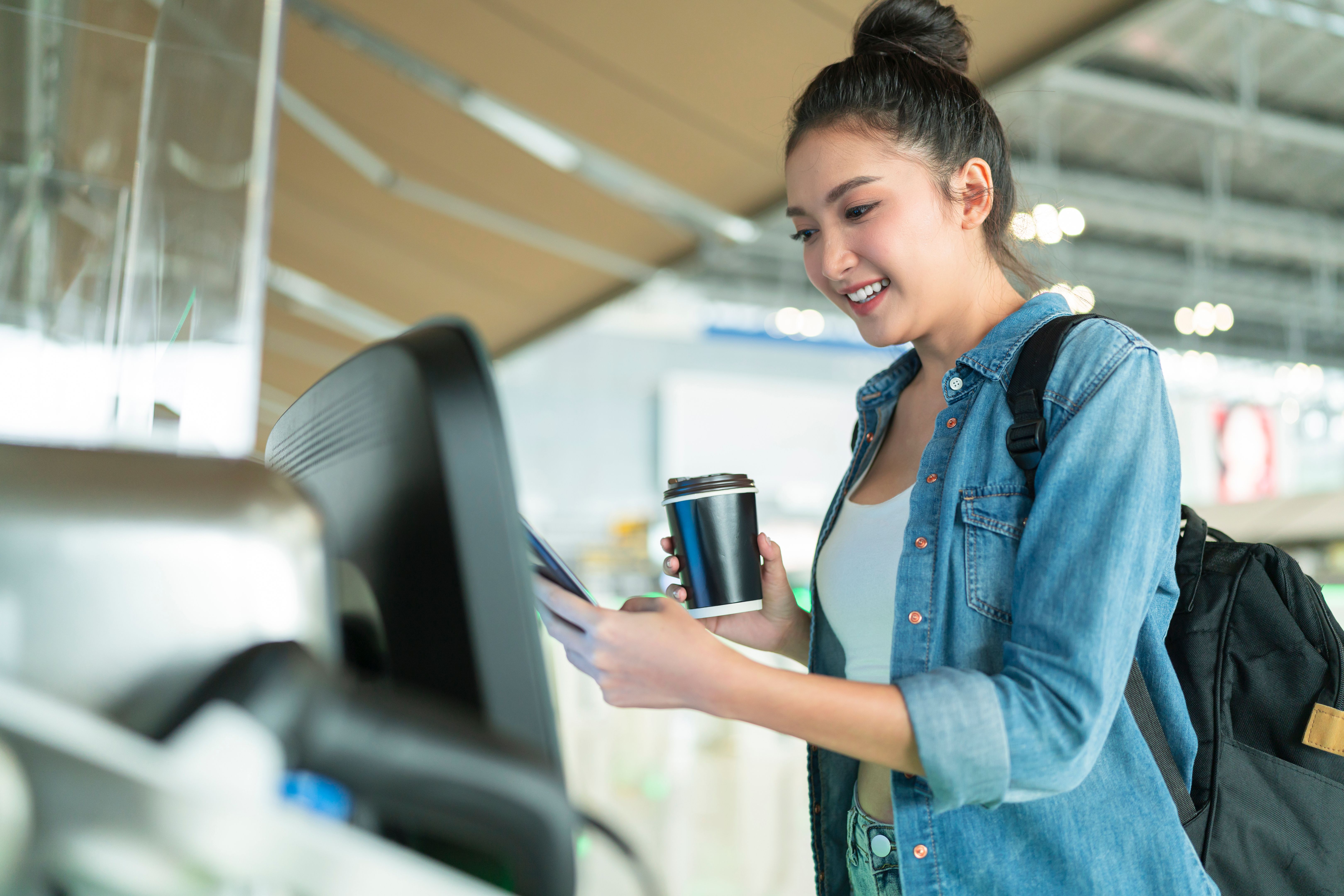 contactless check-in