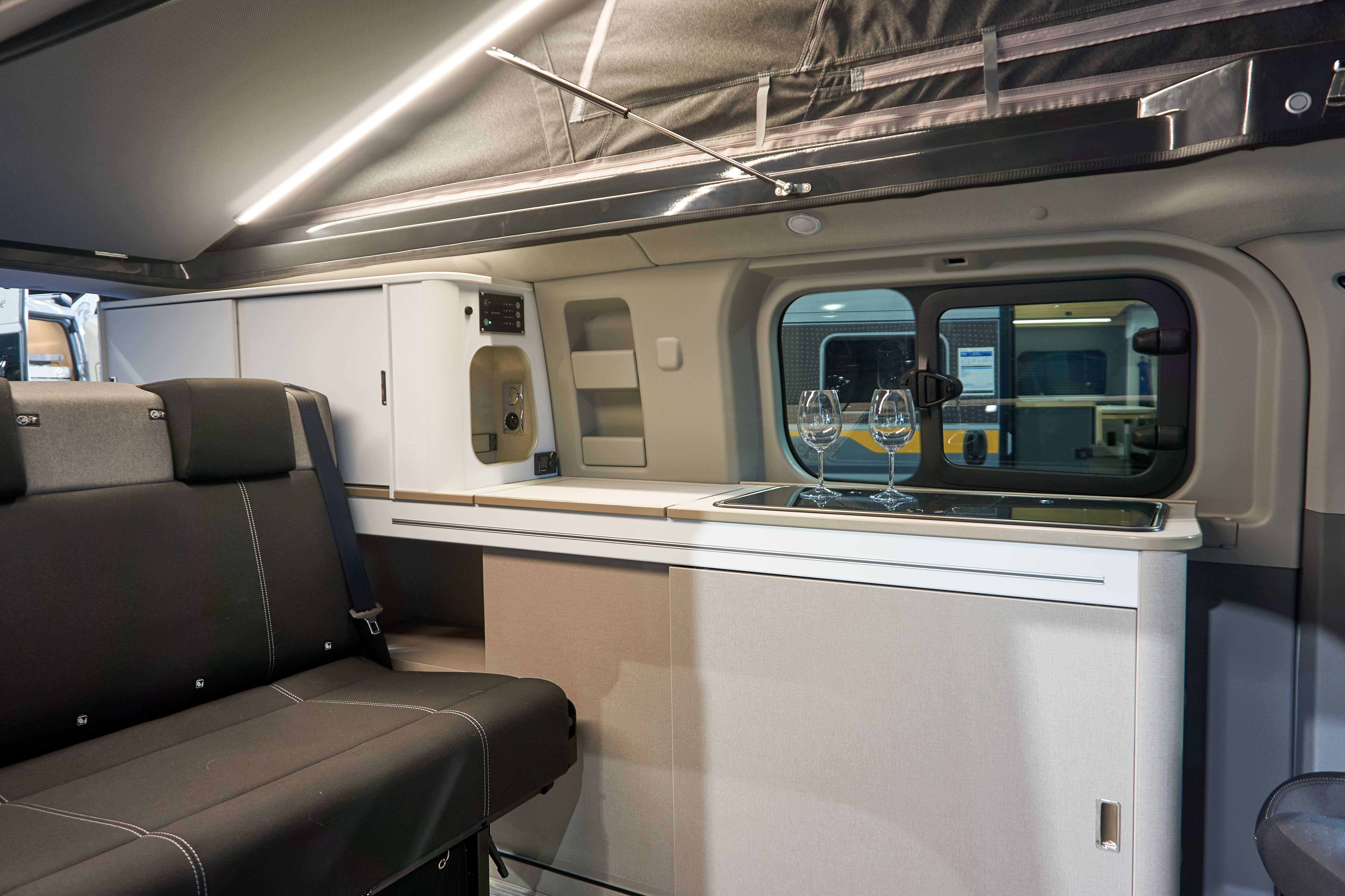 spacious van interior