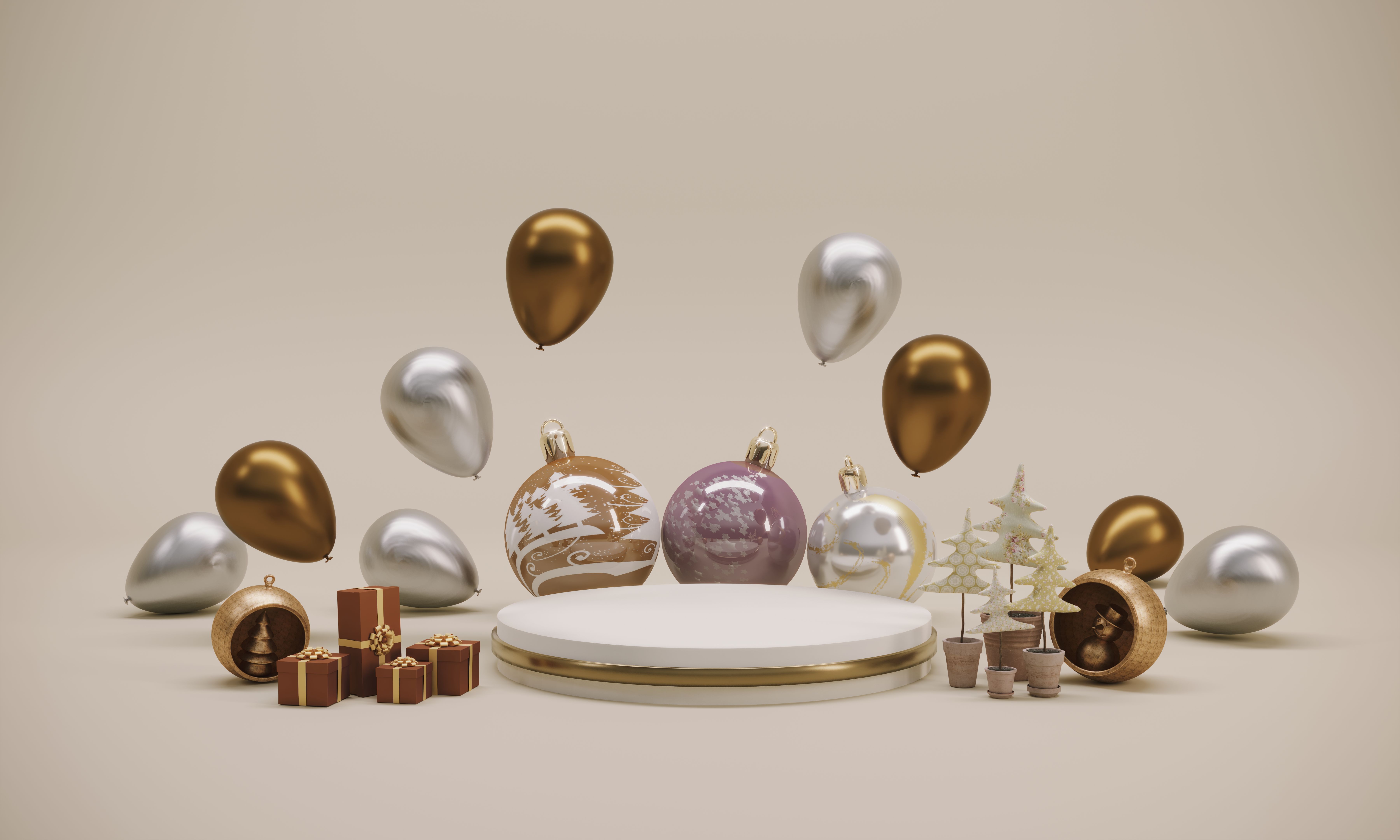 seasonal balloon decorations