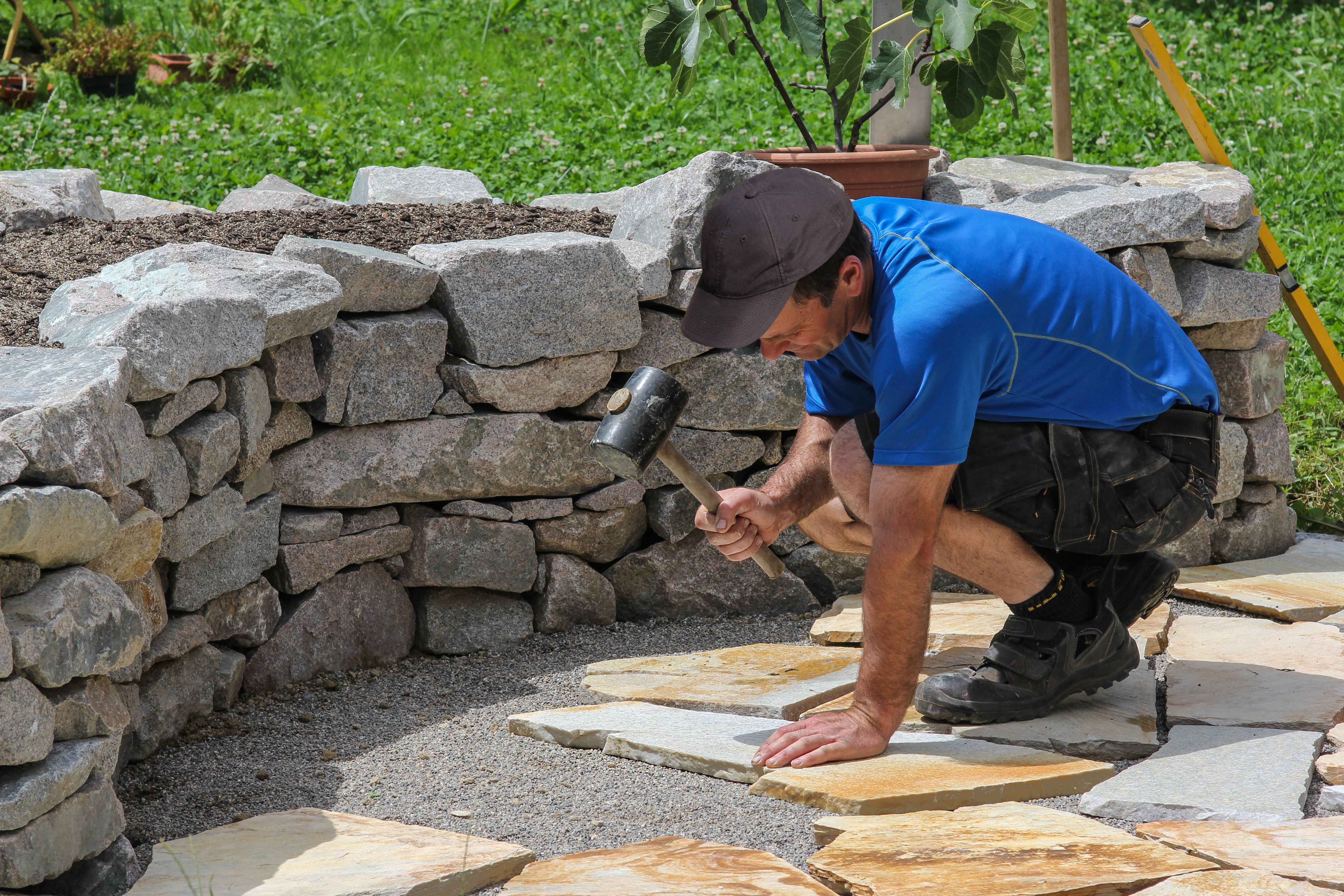 stone installation