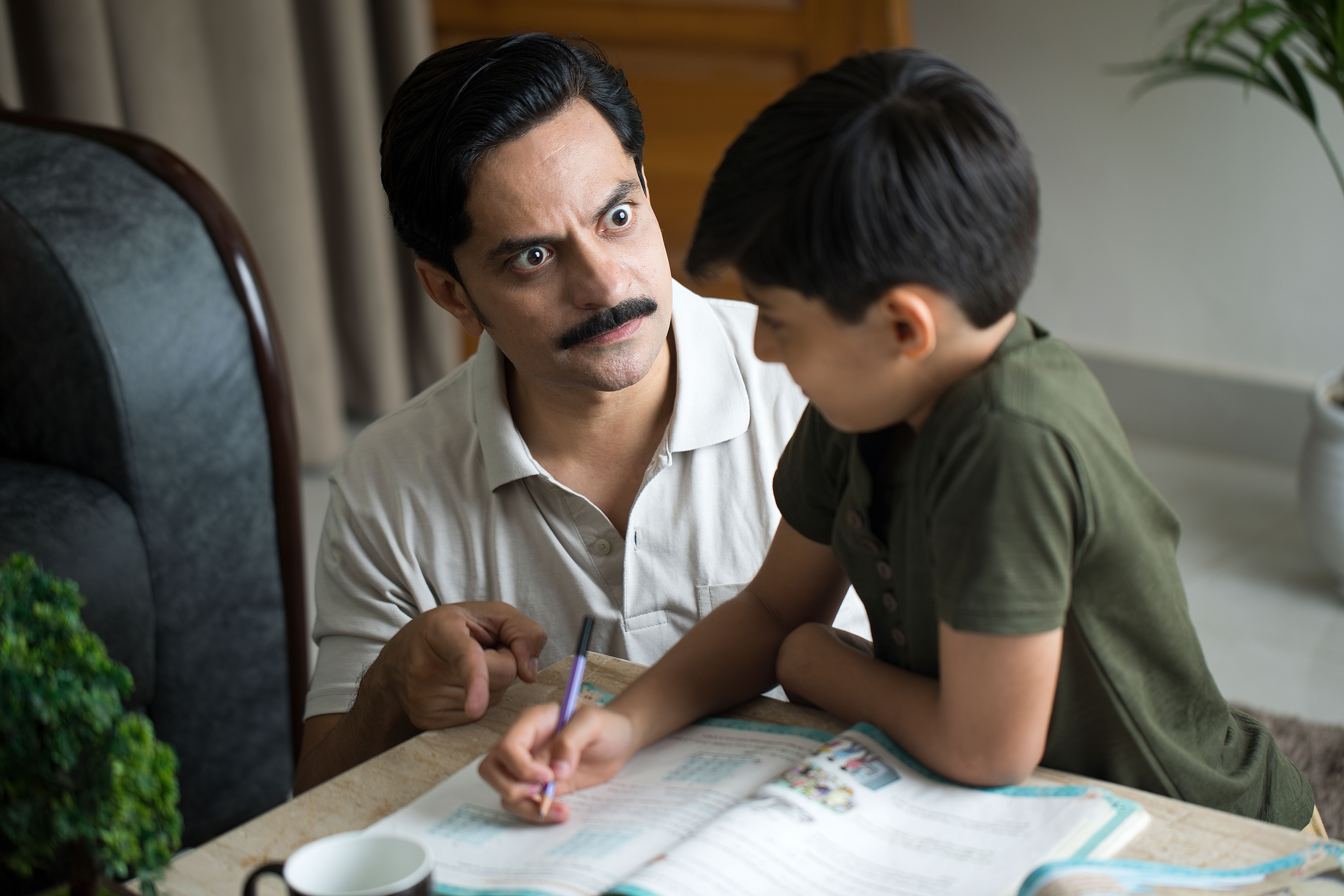 parent child studying