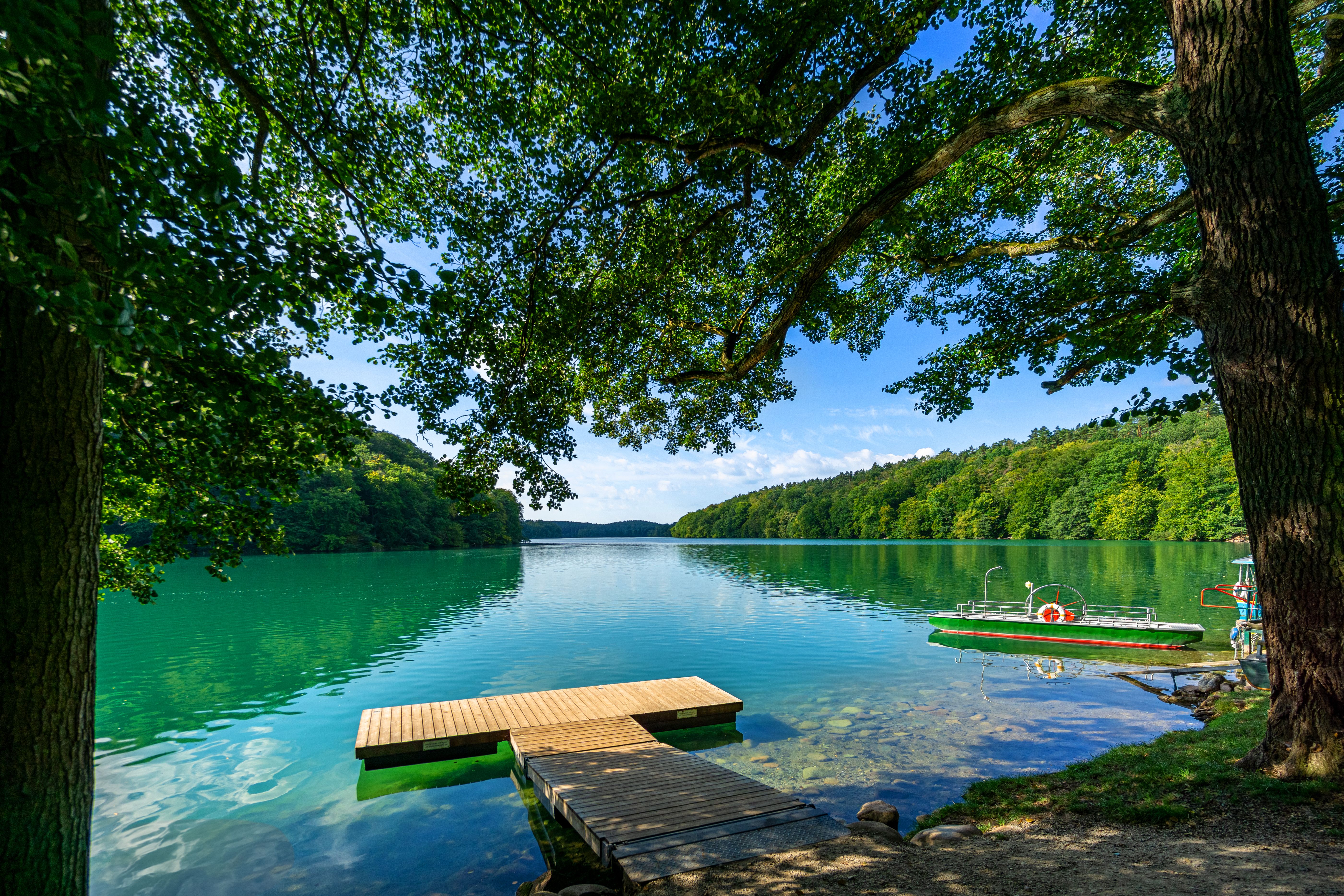 Lake Schmaler Luzin at Feldberger Seenlandschaft - Mecklenburg, Germany