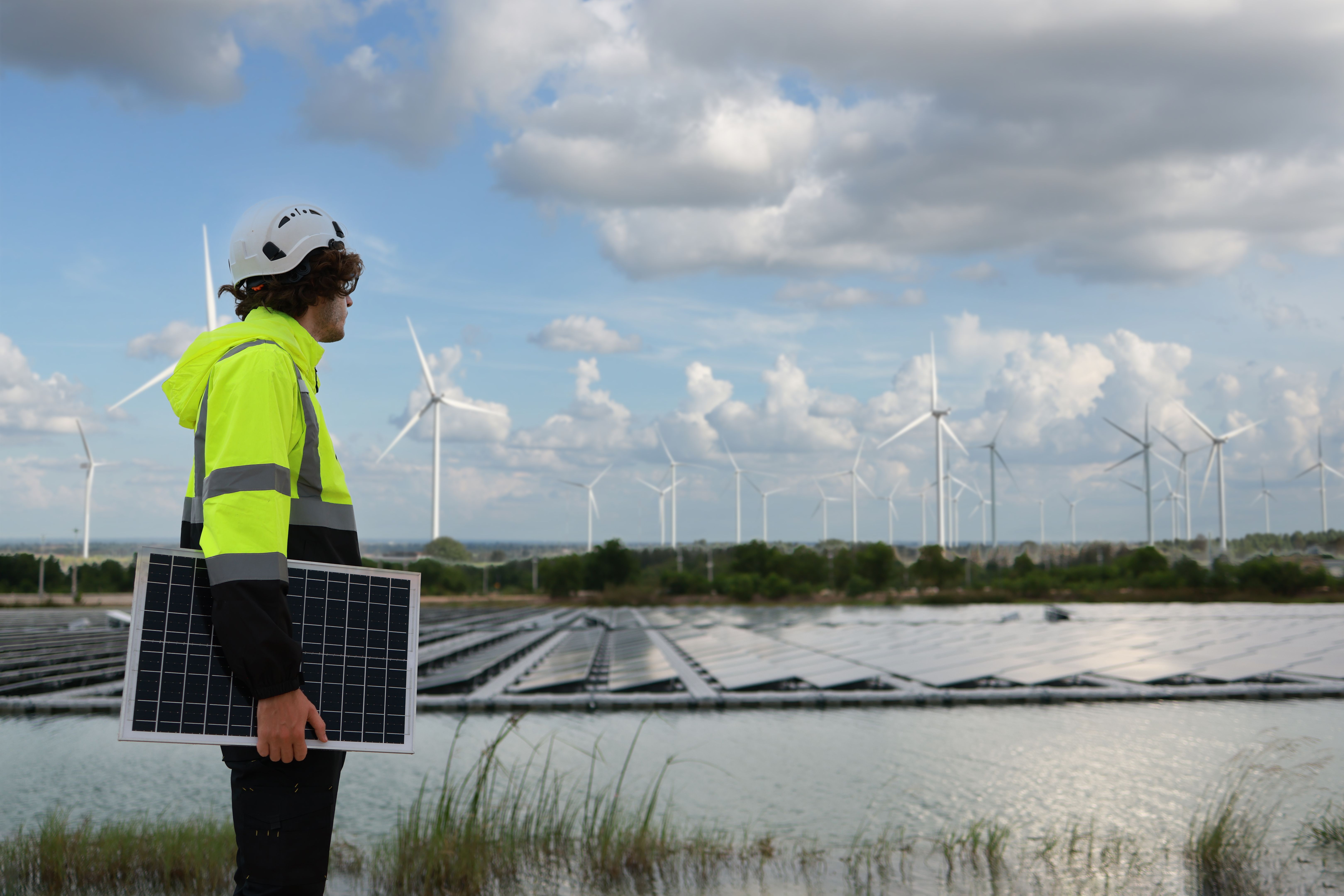 floating solar farms