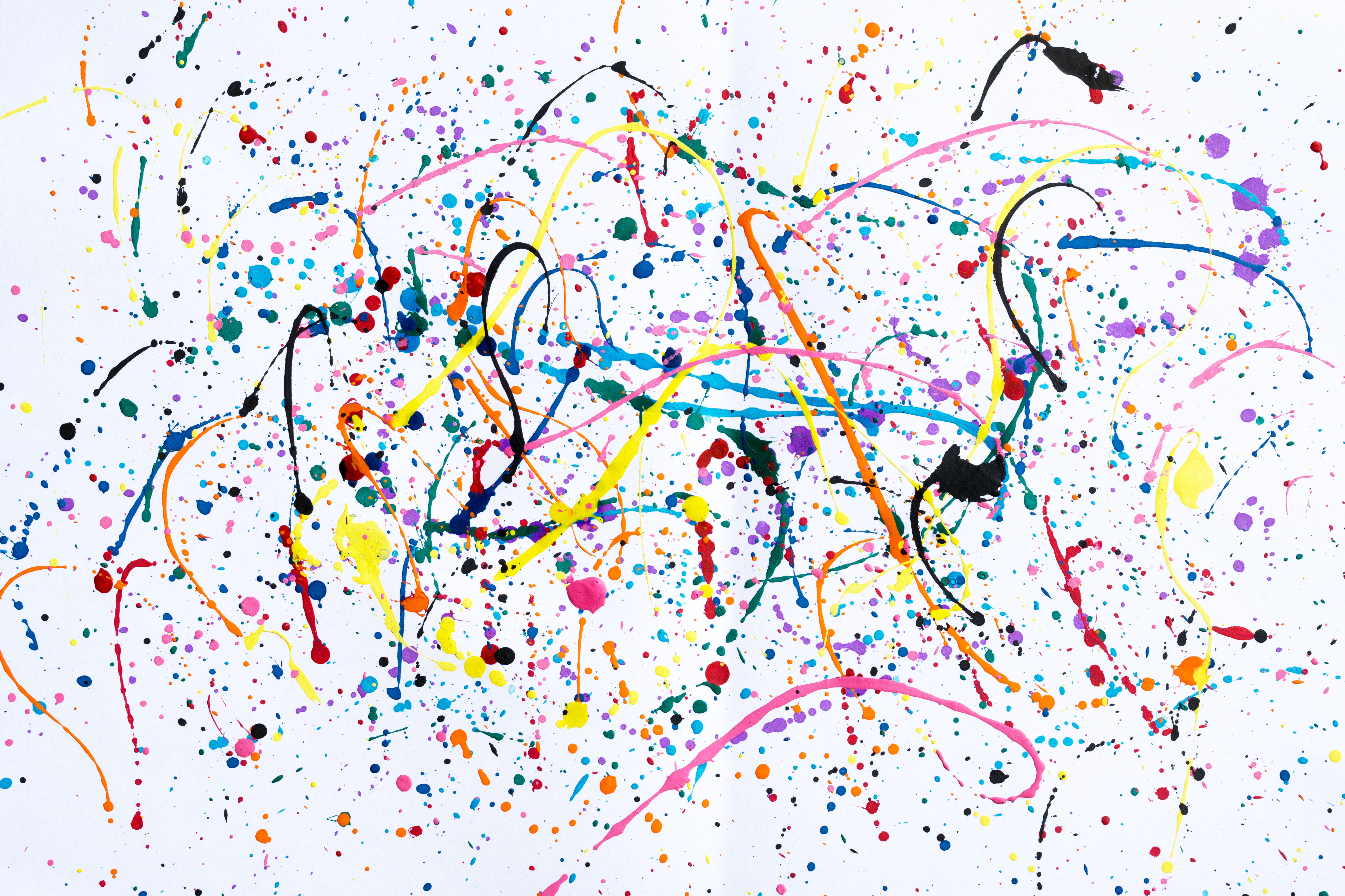 splatter painting party