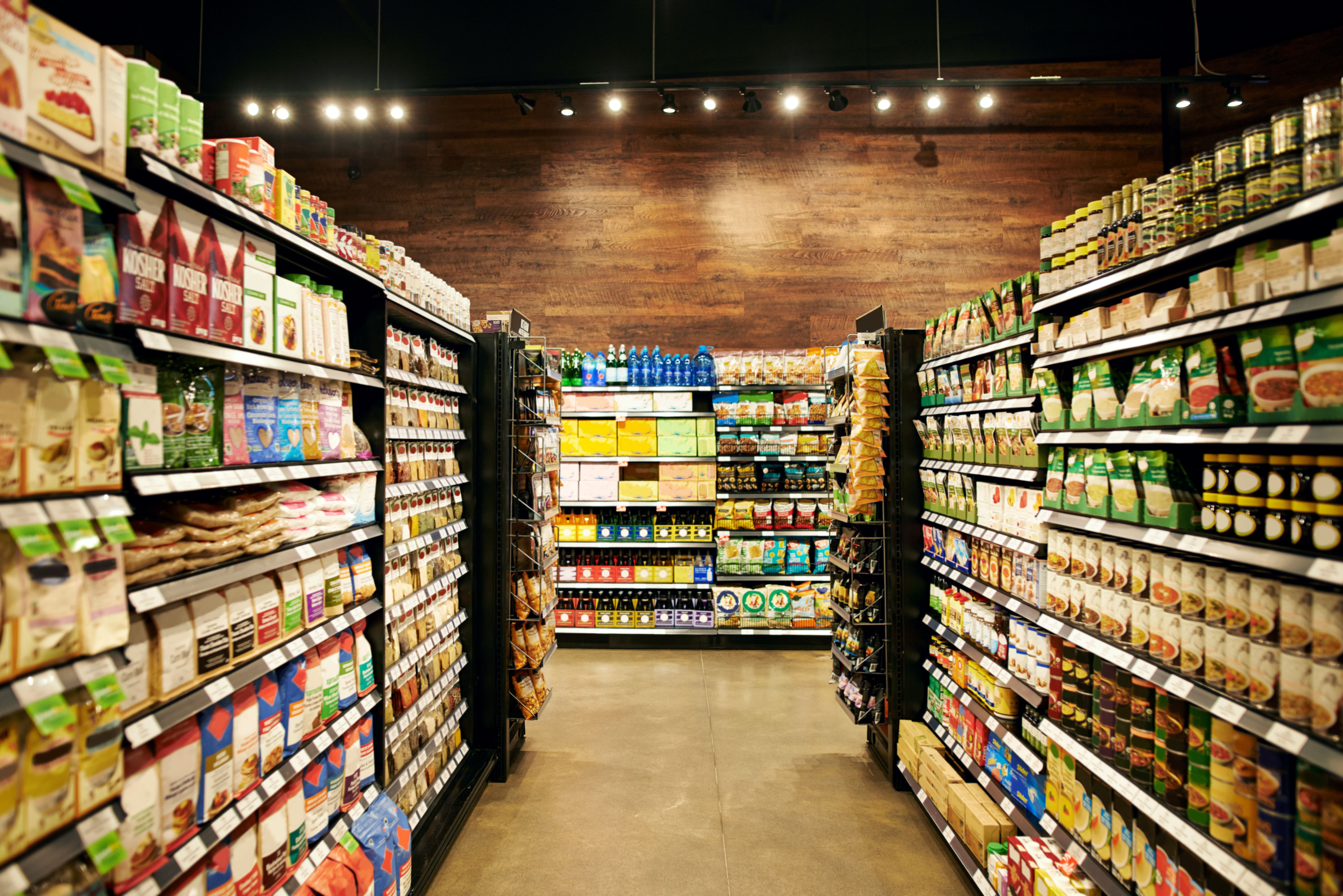 shopping aisles