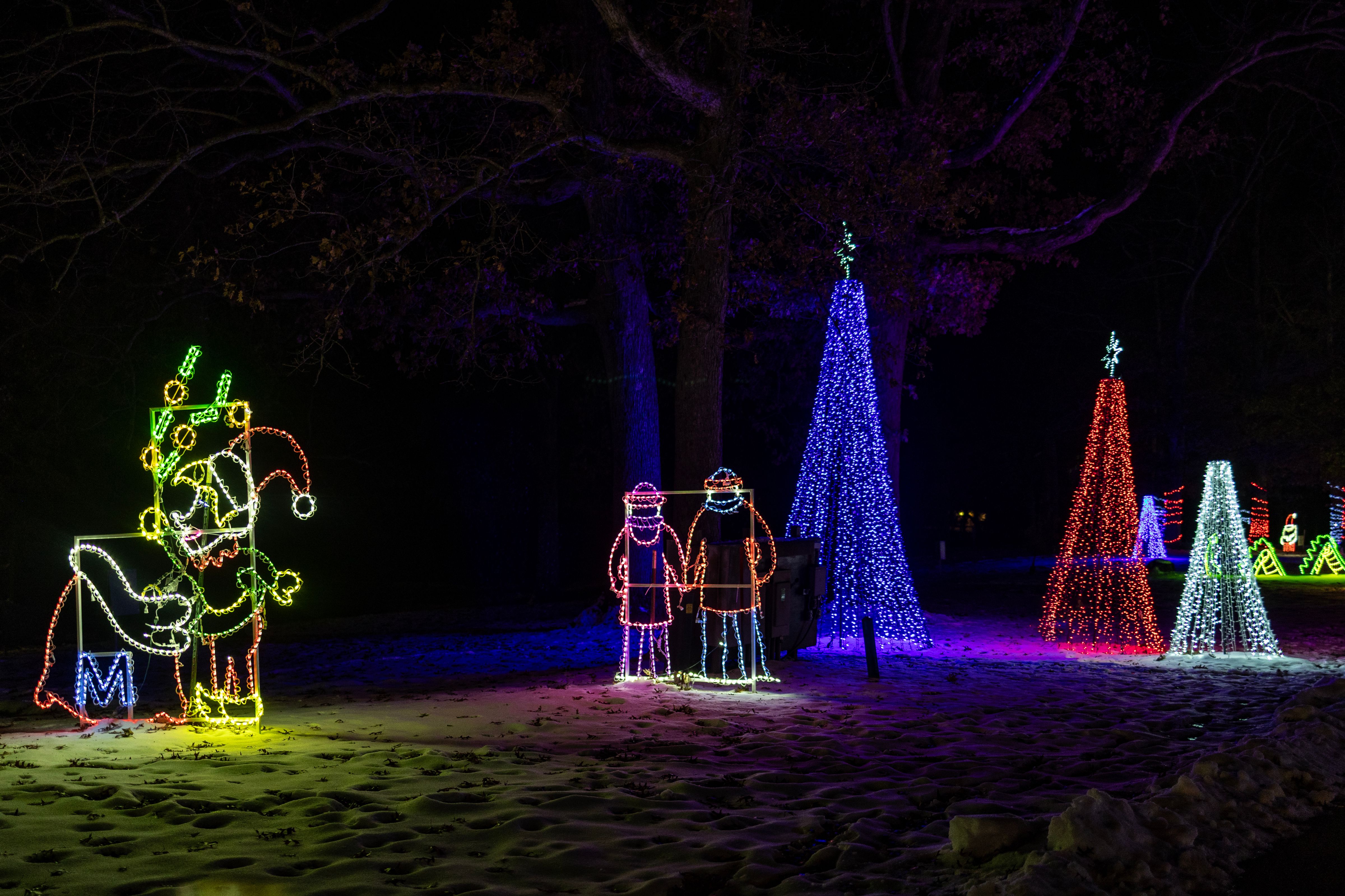 holiday lights display