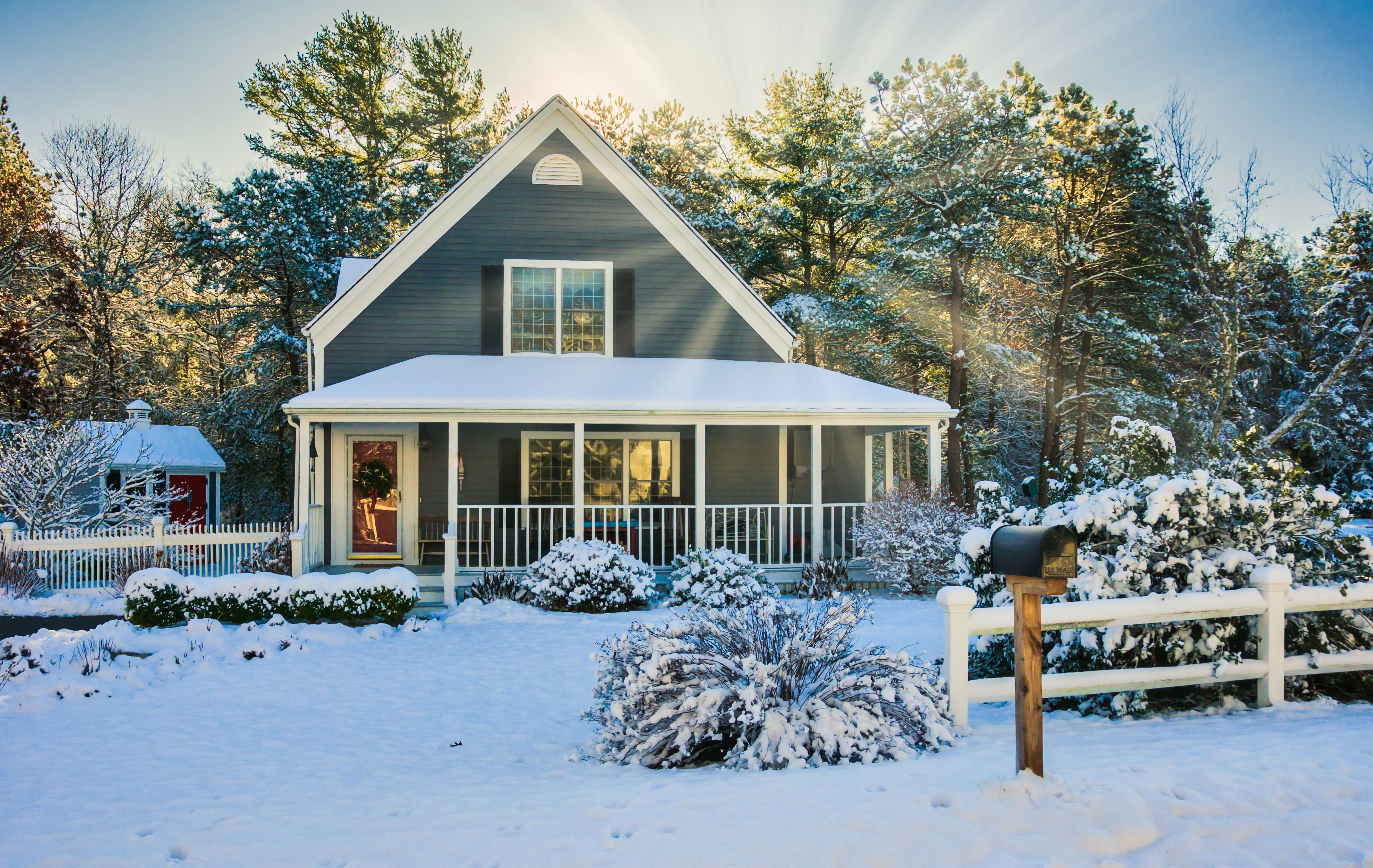 home exterior winter