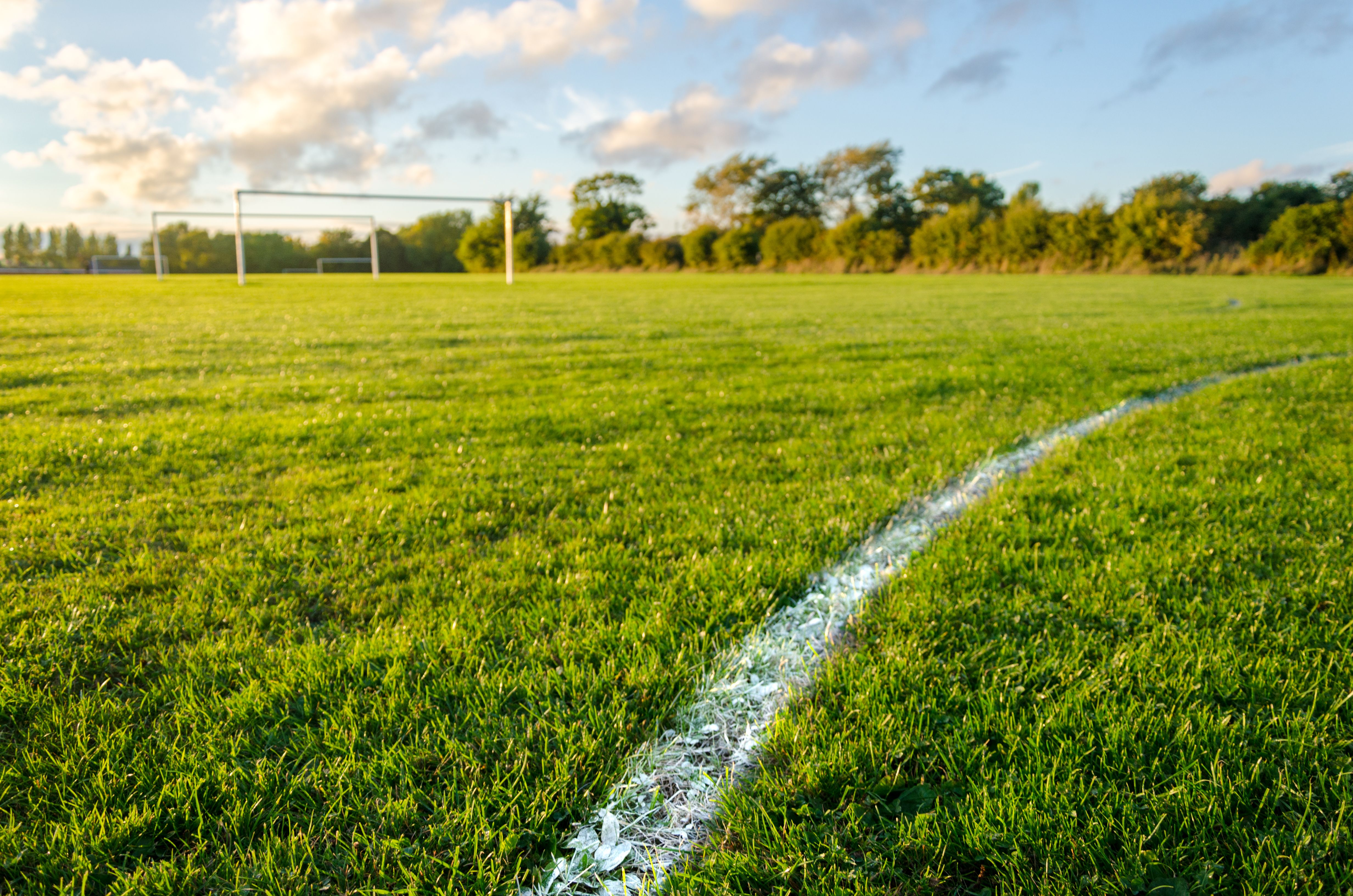soccer field training
