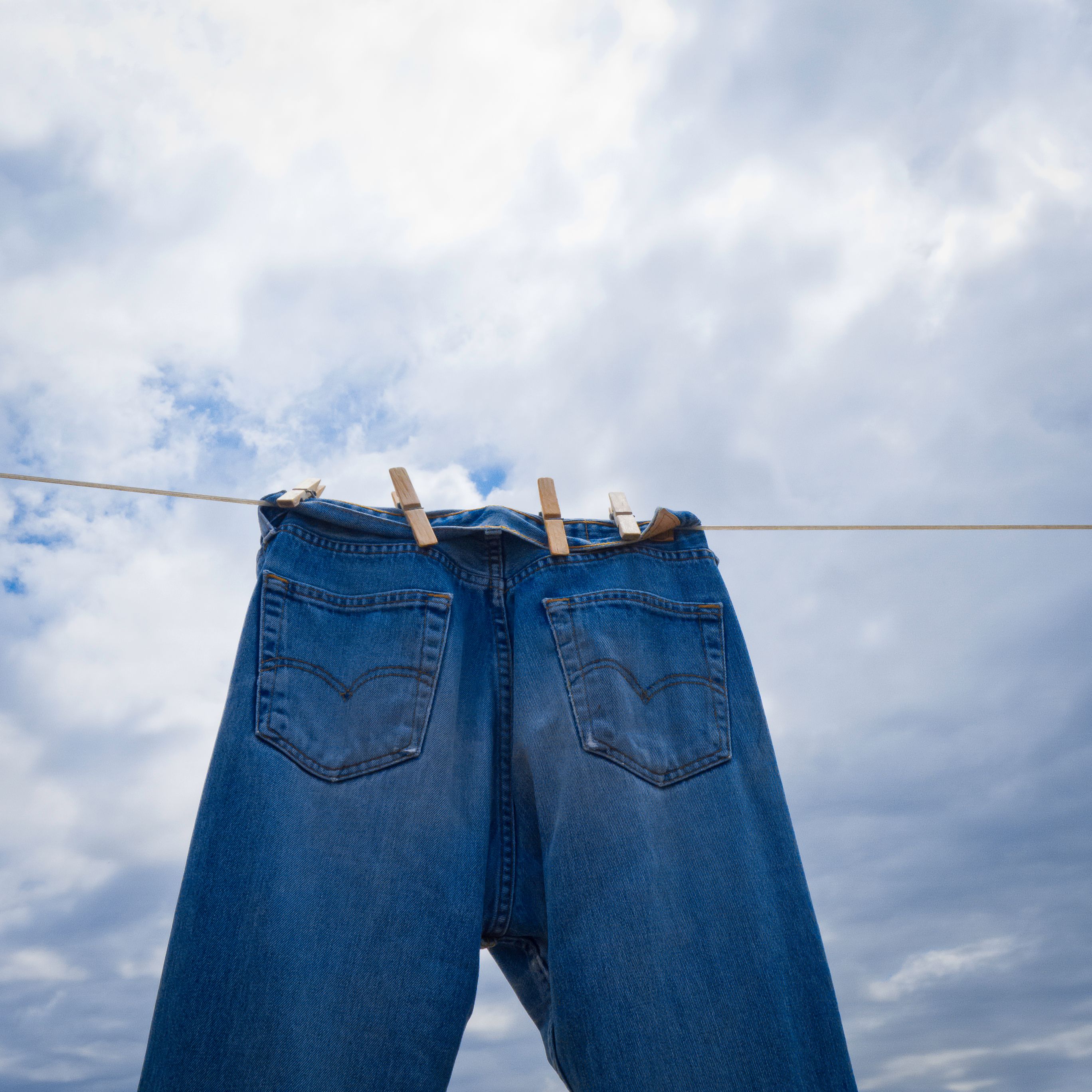 air drying jeans
