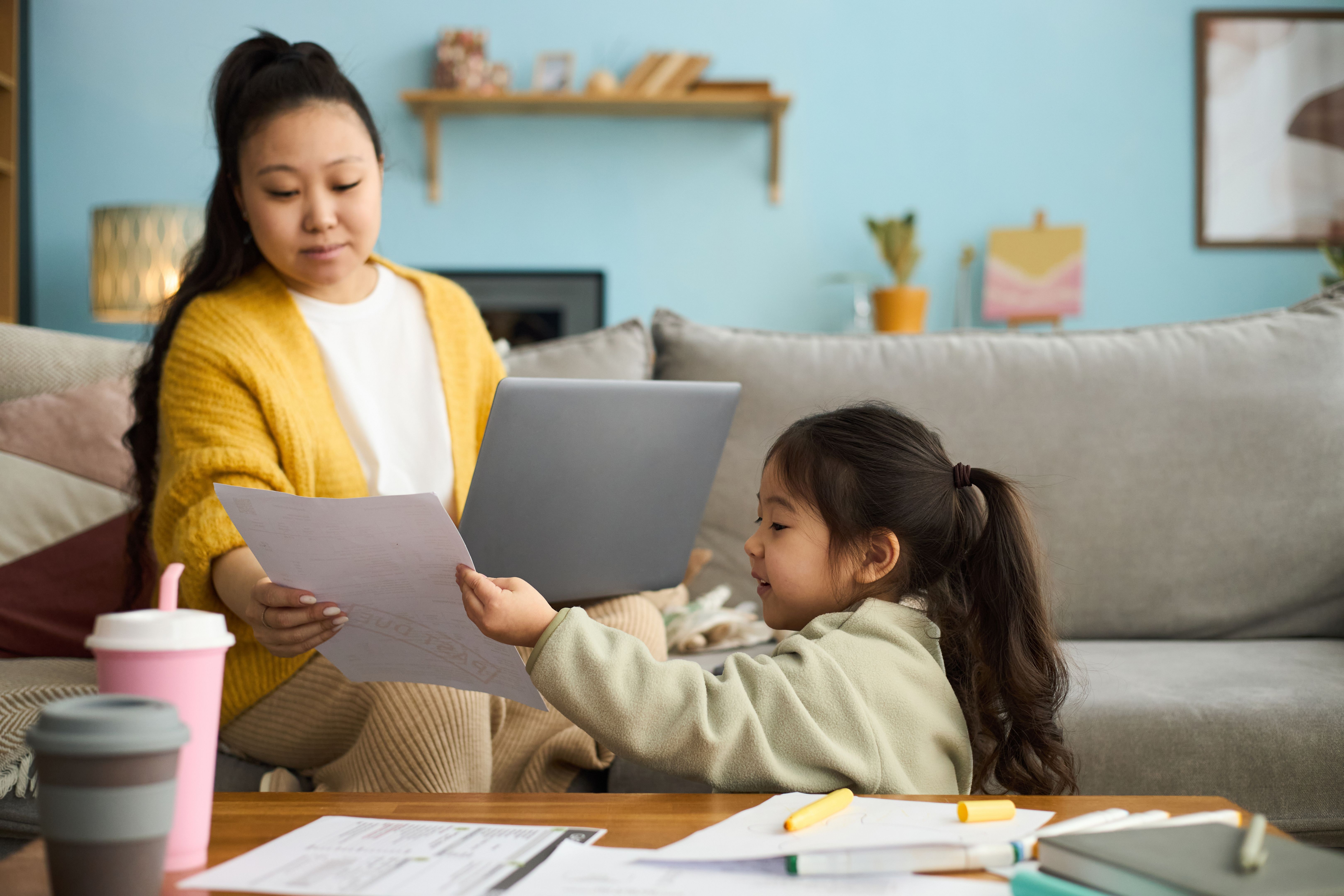 balancing work homeschooling