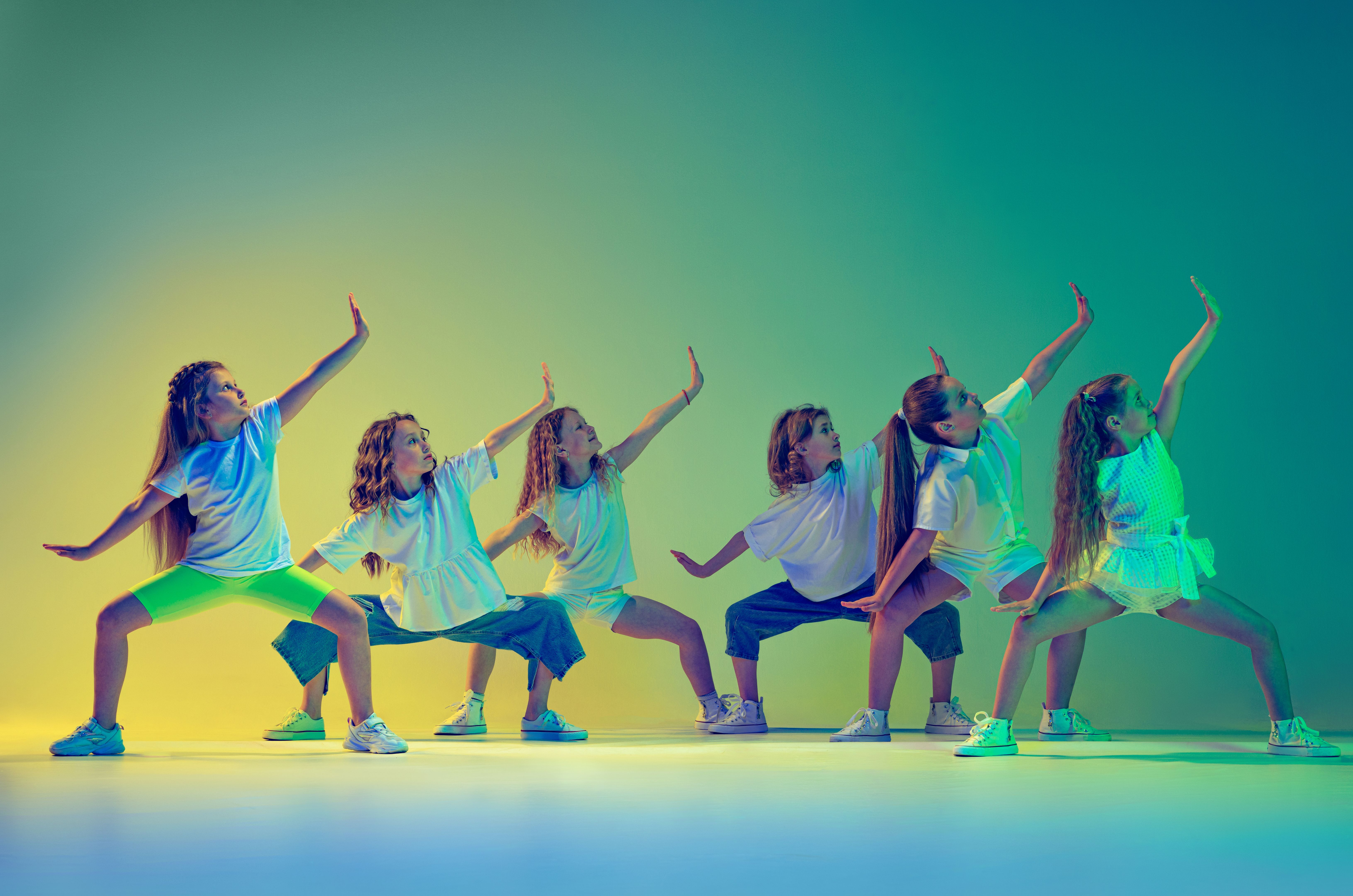 children dancing