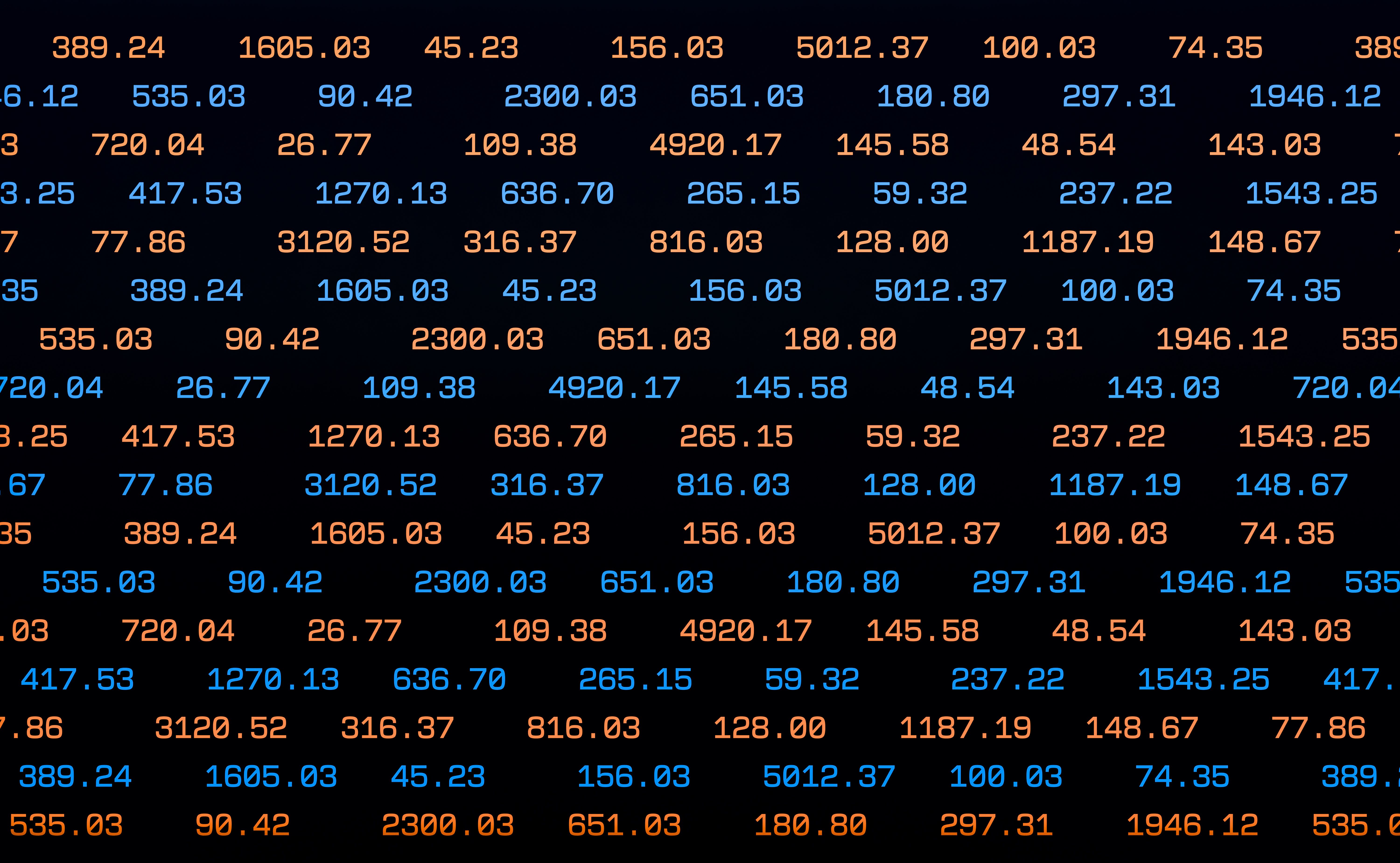 financial data processing