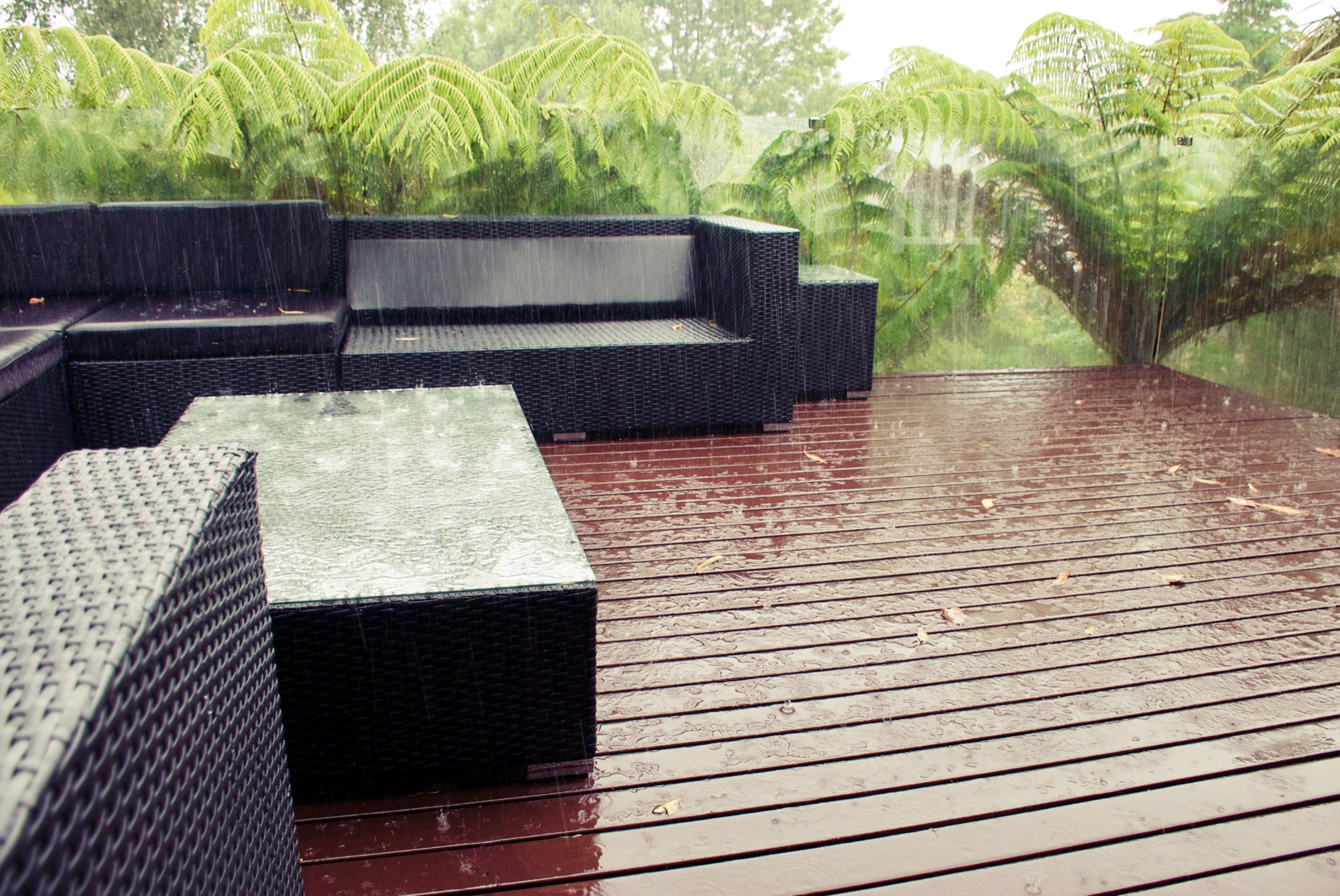 outdoor furniture storage