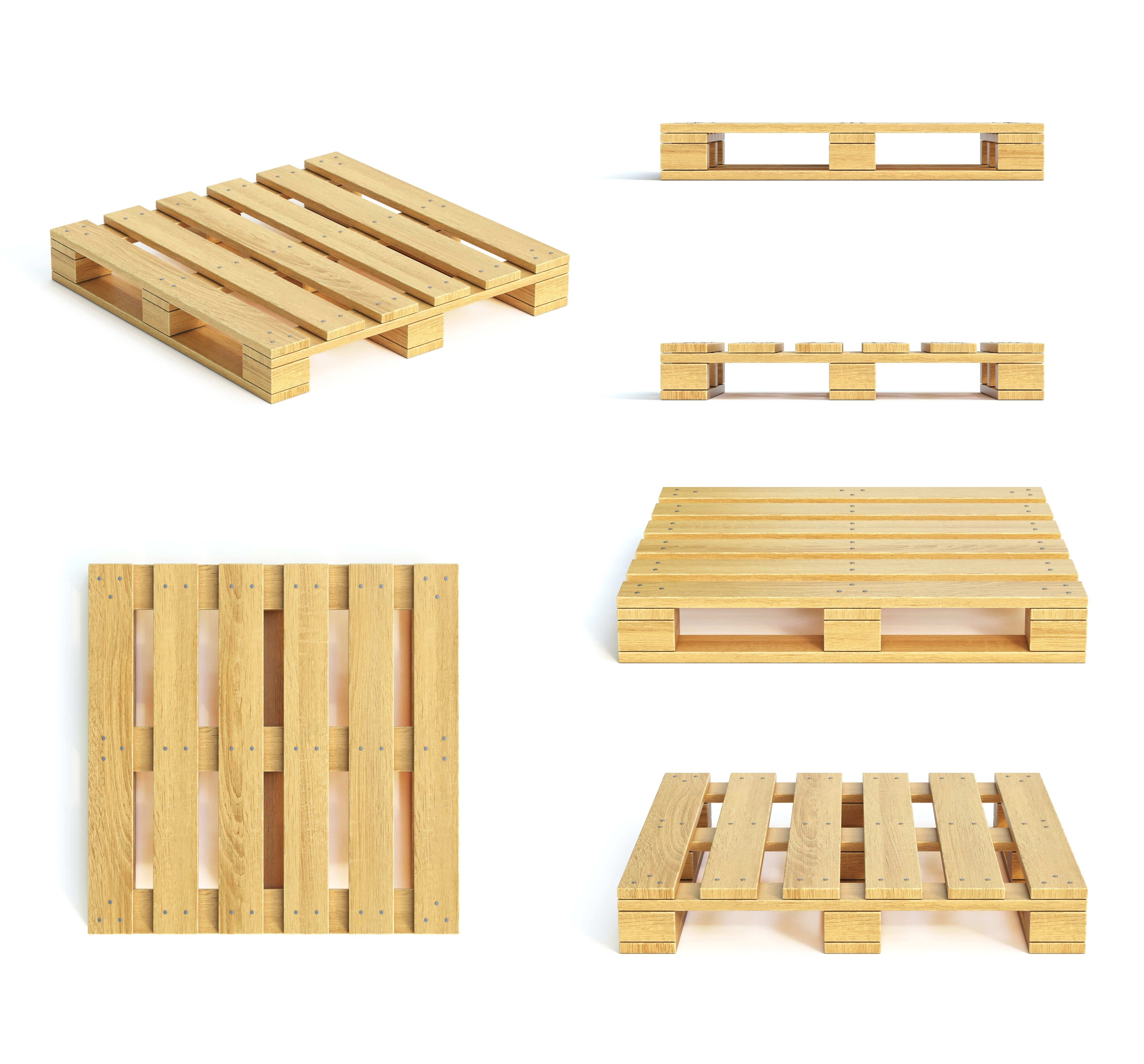 wooden pallets