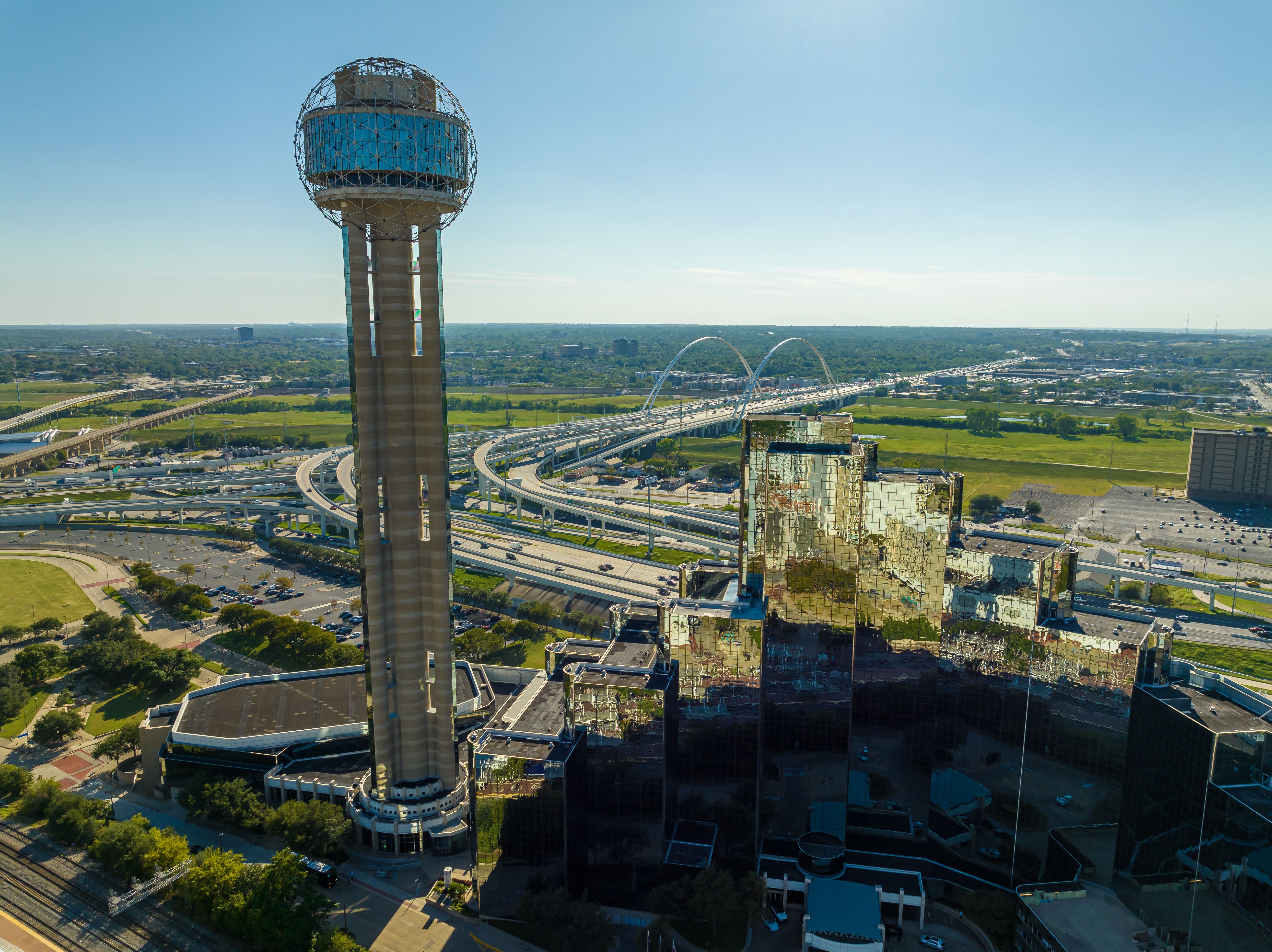 Aerial View of Downtown Dallas Skyline Aerial View of Downtown Dallas Skyline