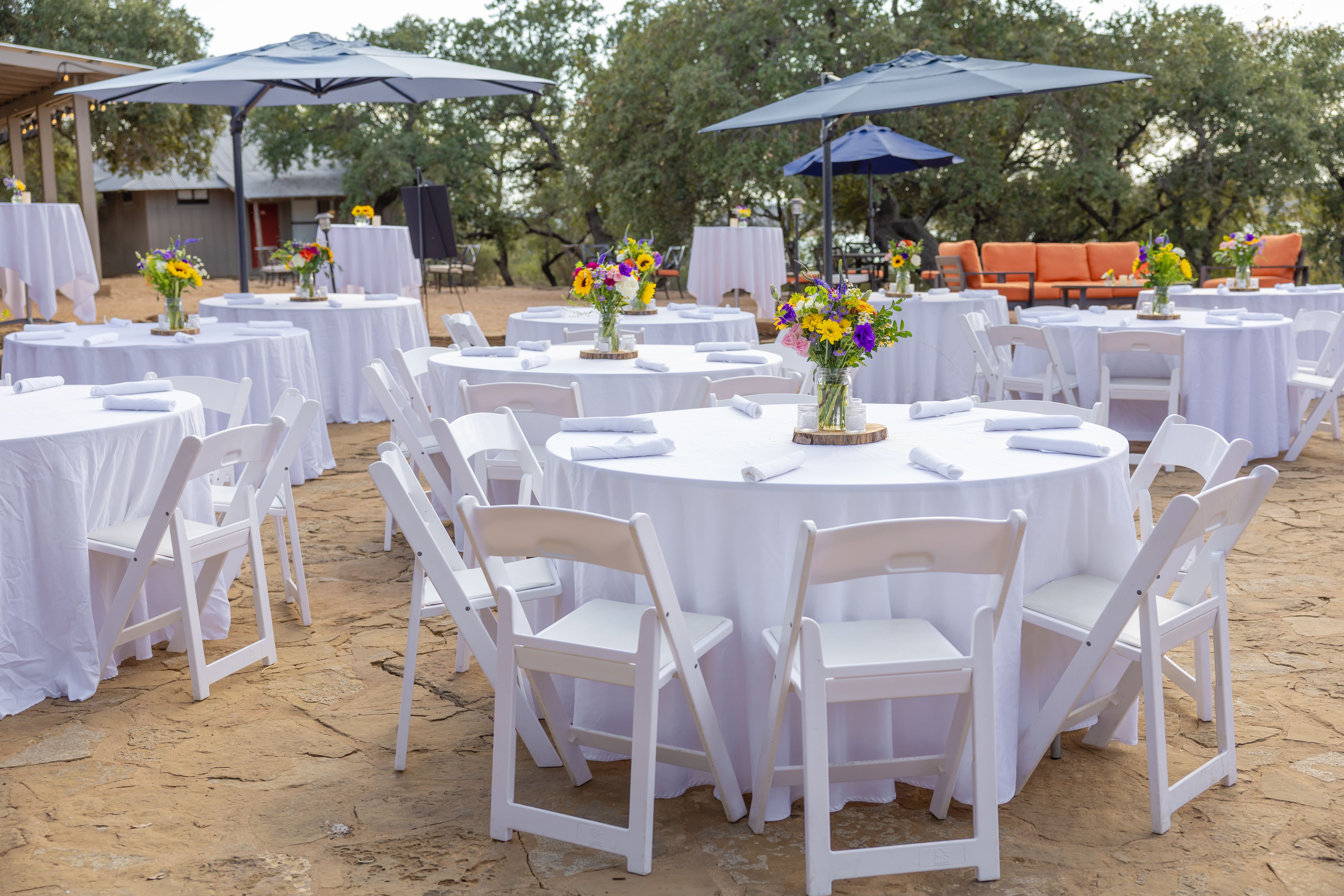 outdoor event setup