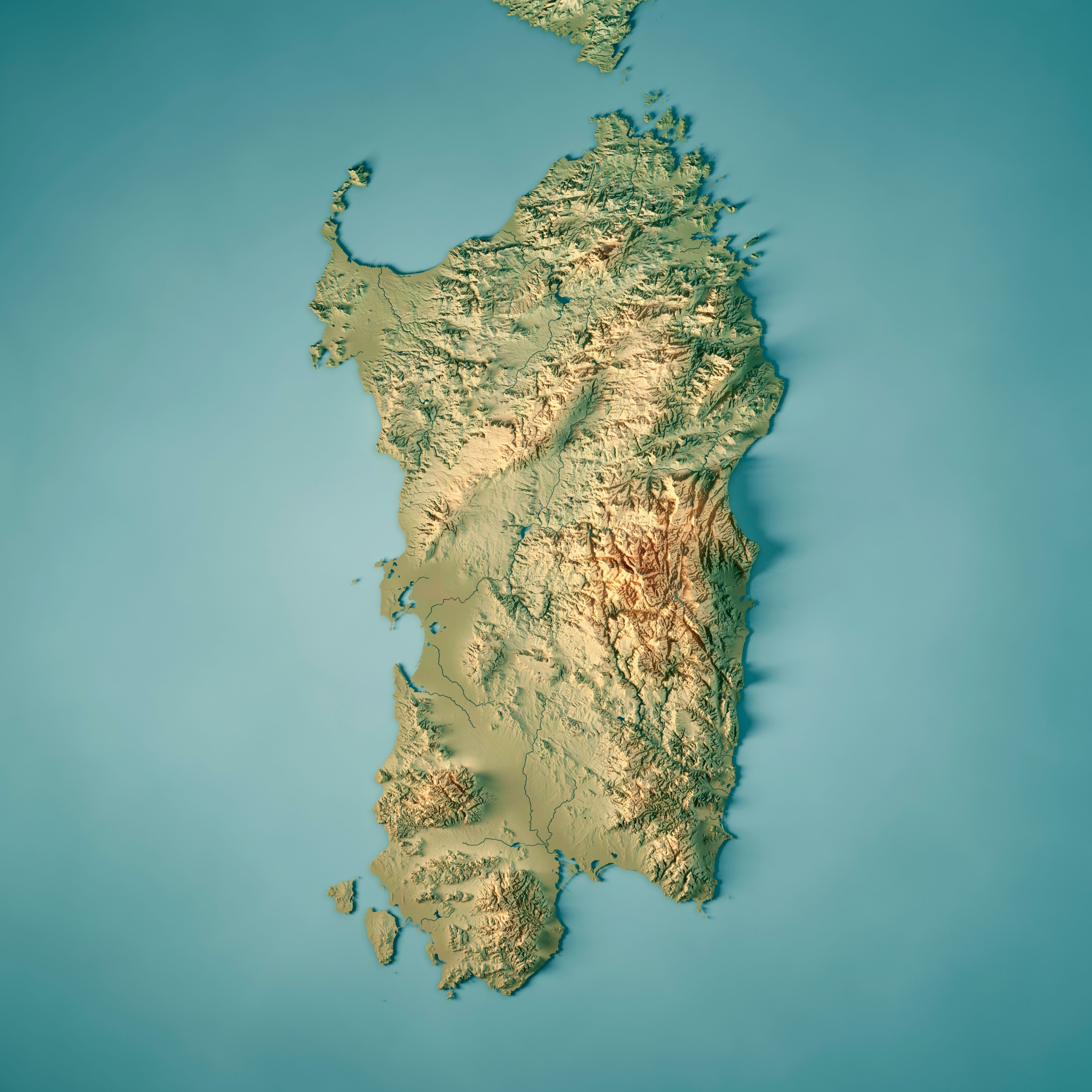 sardinia map