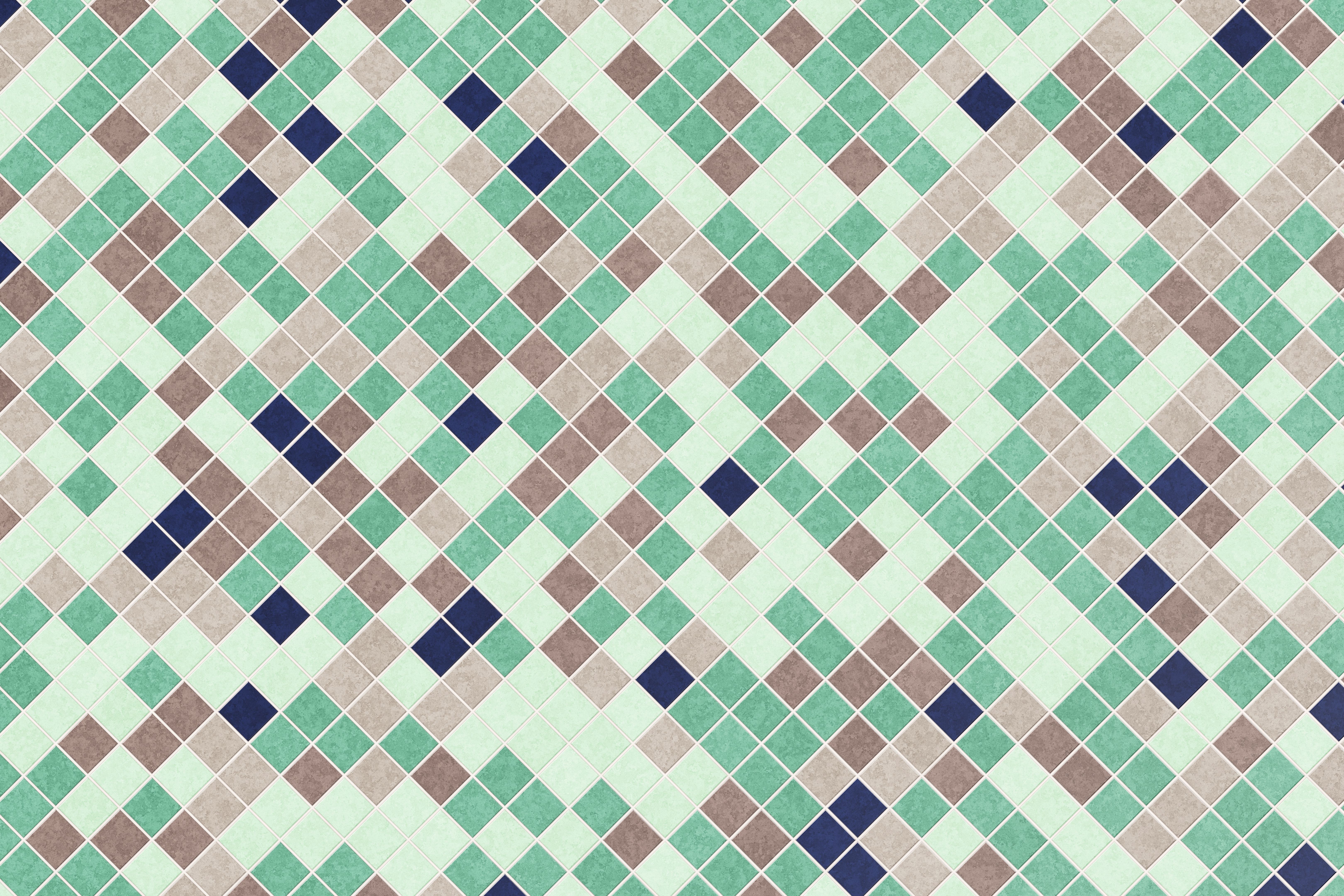 colorful bathroom tile