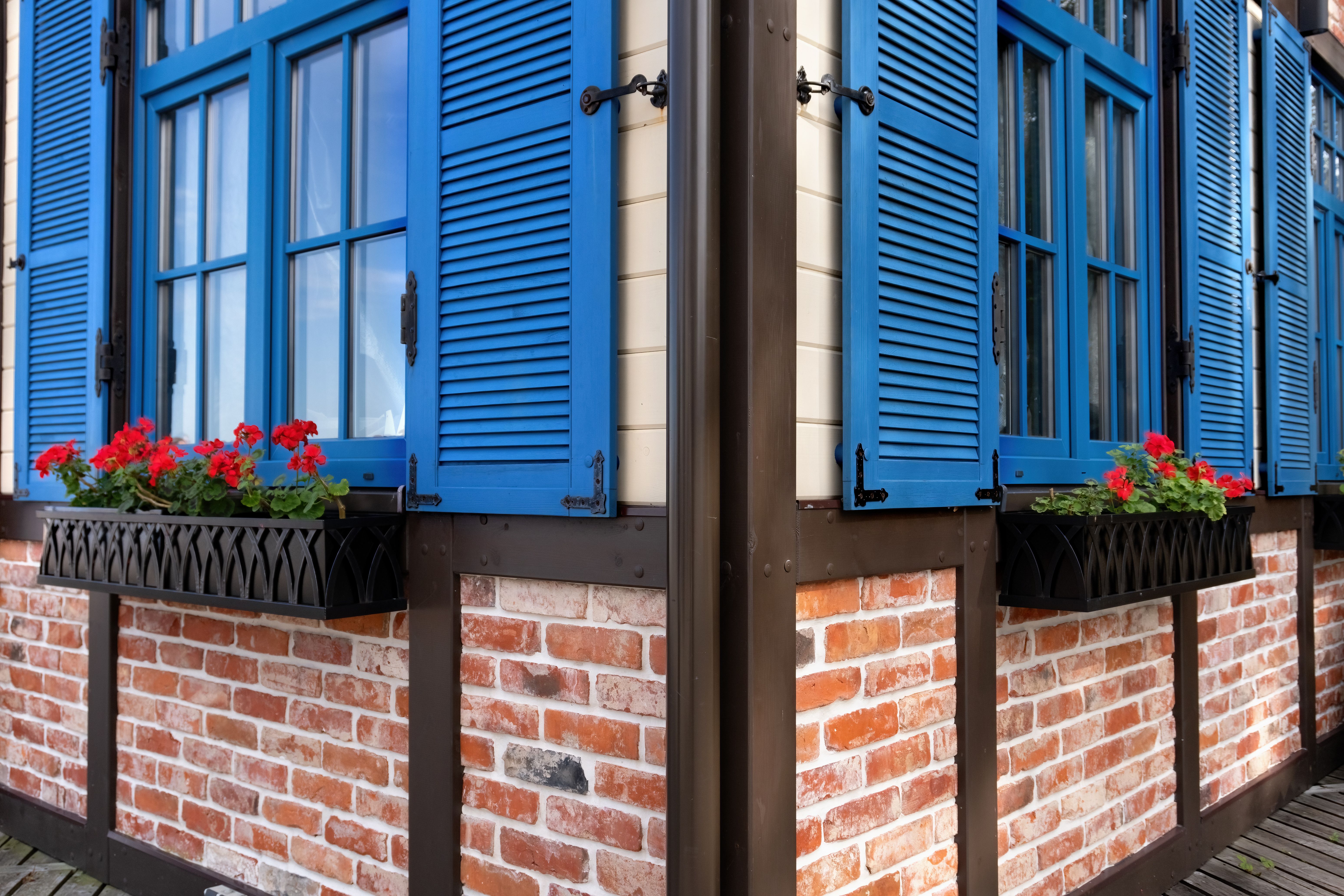 traditional house windows