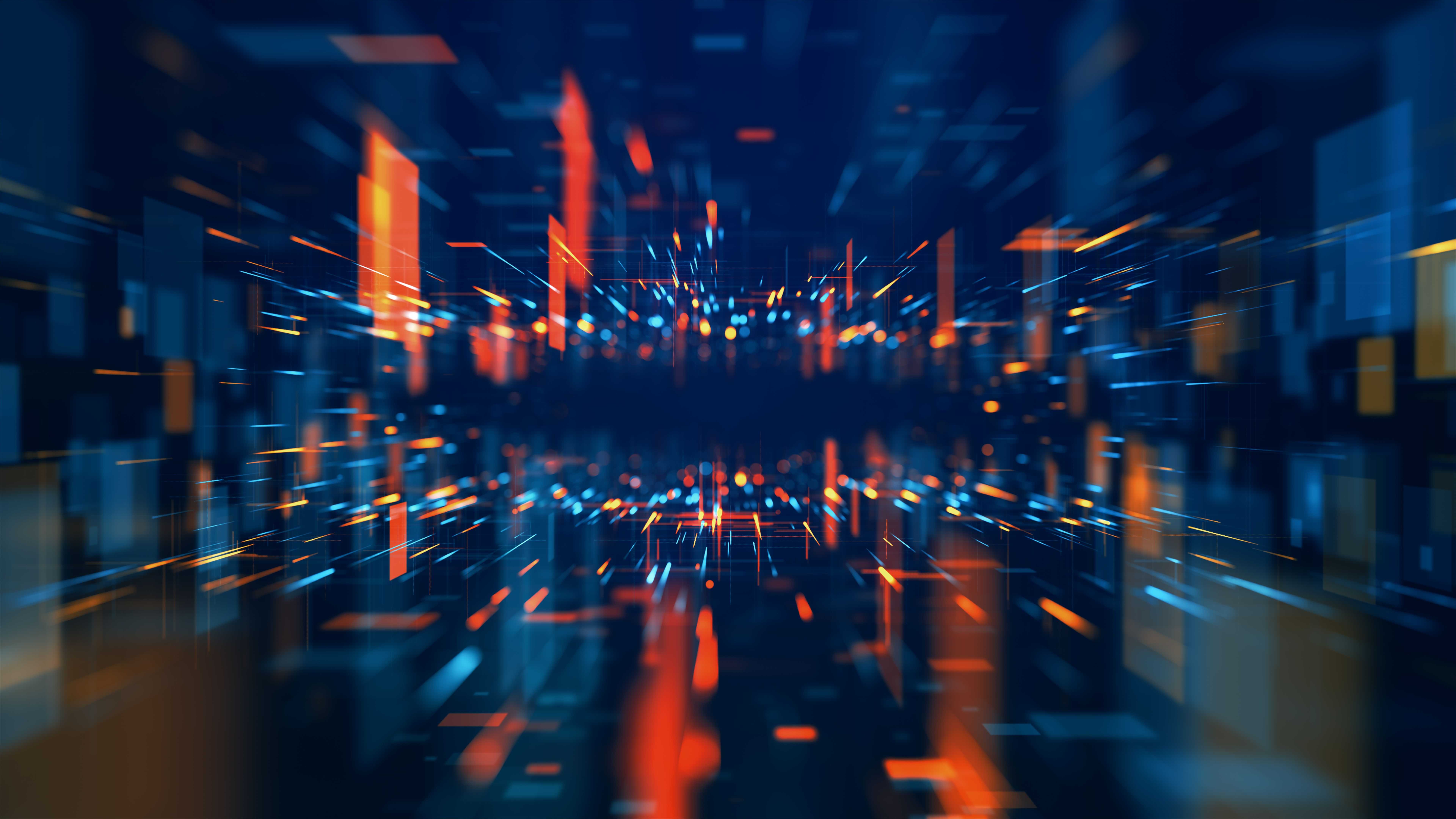 Digital cyberspace technology abstract background with squares and lines, Technology network and internet connection, Digital matrix with geometric shape. 3d rendering Digital cyberspace technology abstract background with squares and lines, Technology network and internet connection, Digital matrix with geometric shape. 3d rendering