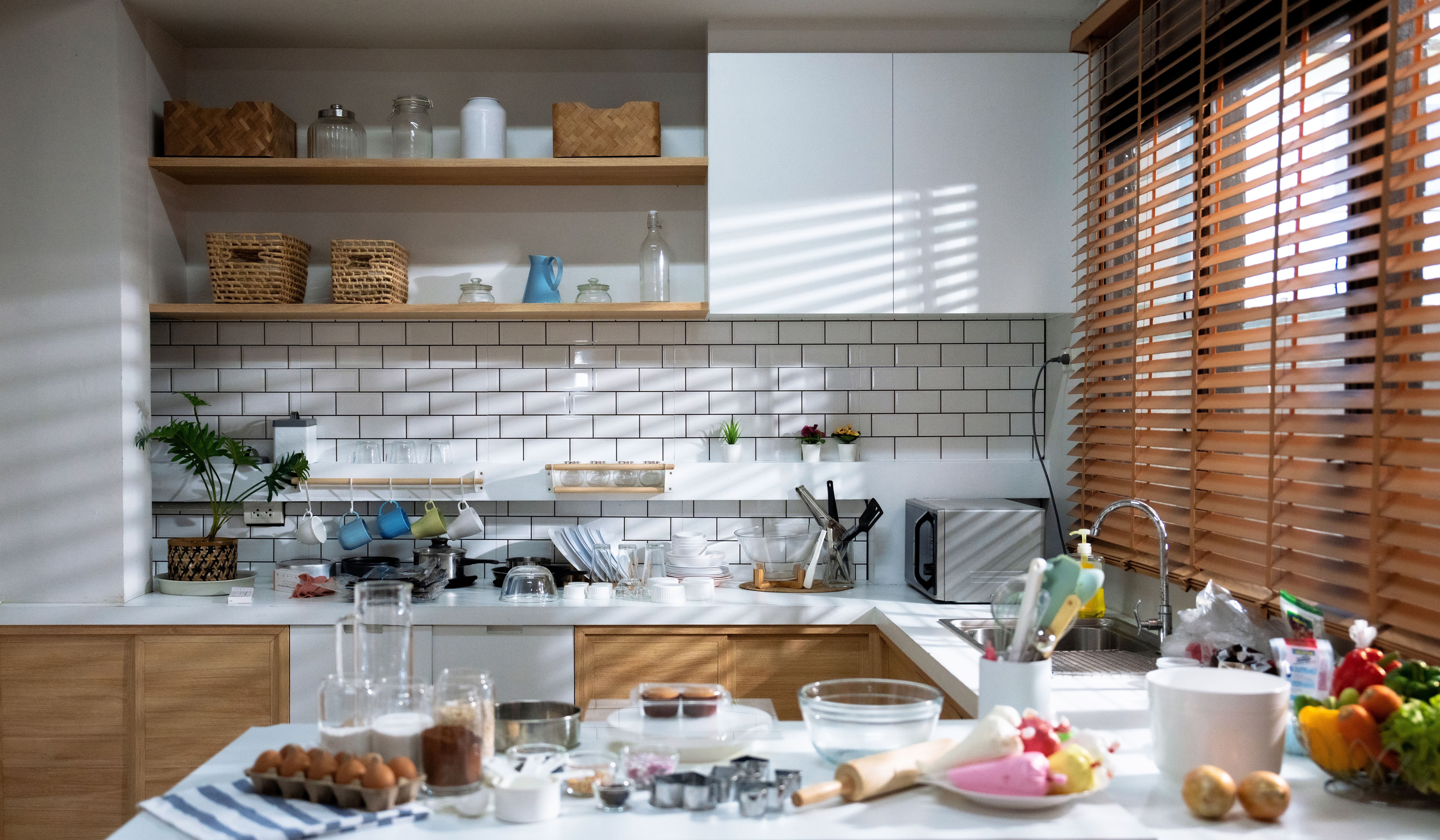 modern kitchen baking