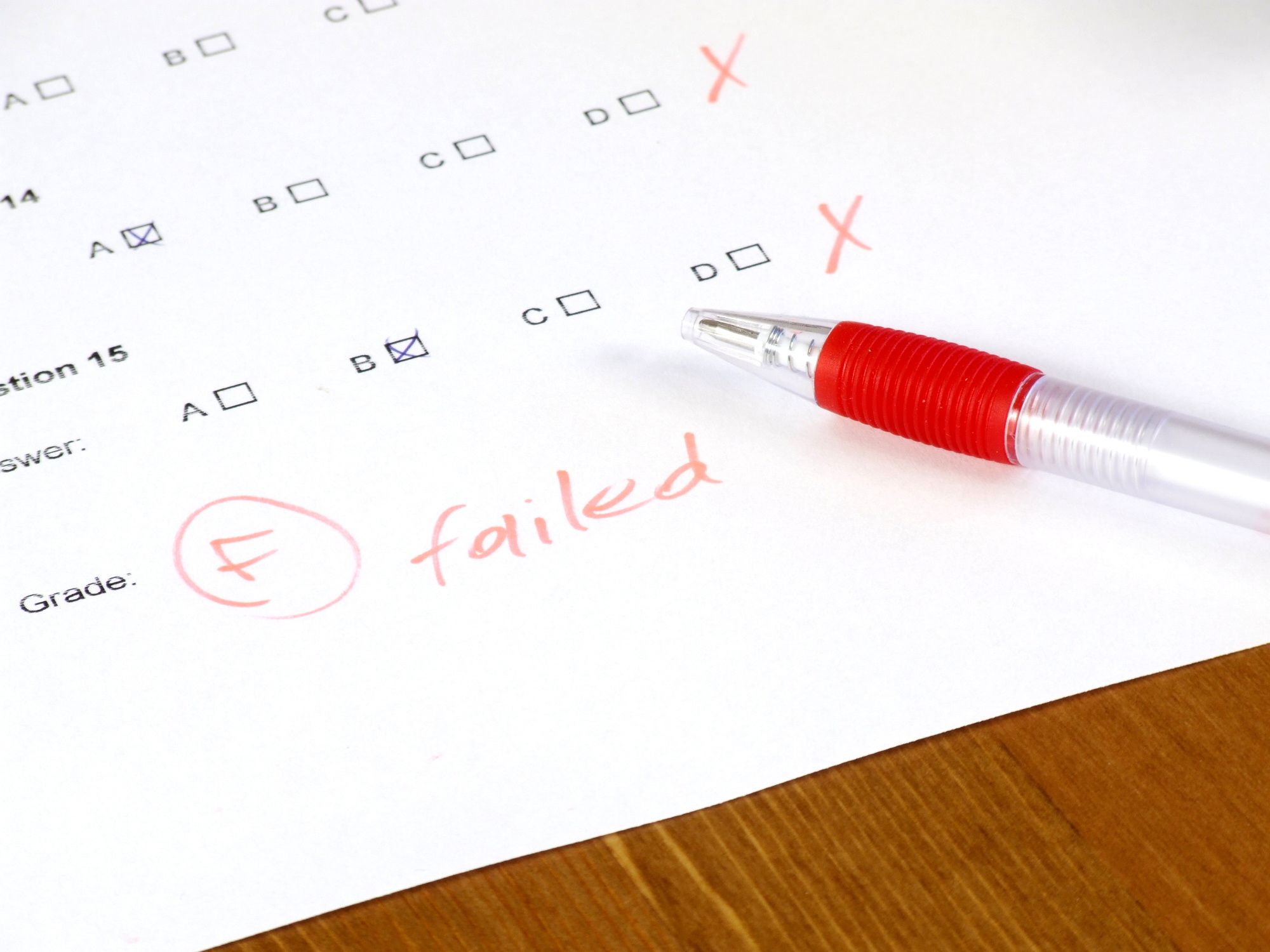 exam failure
