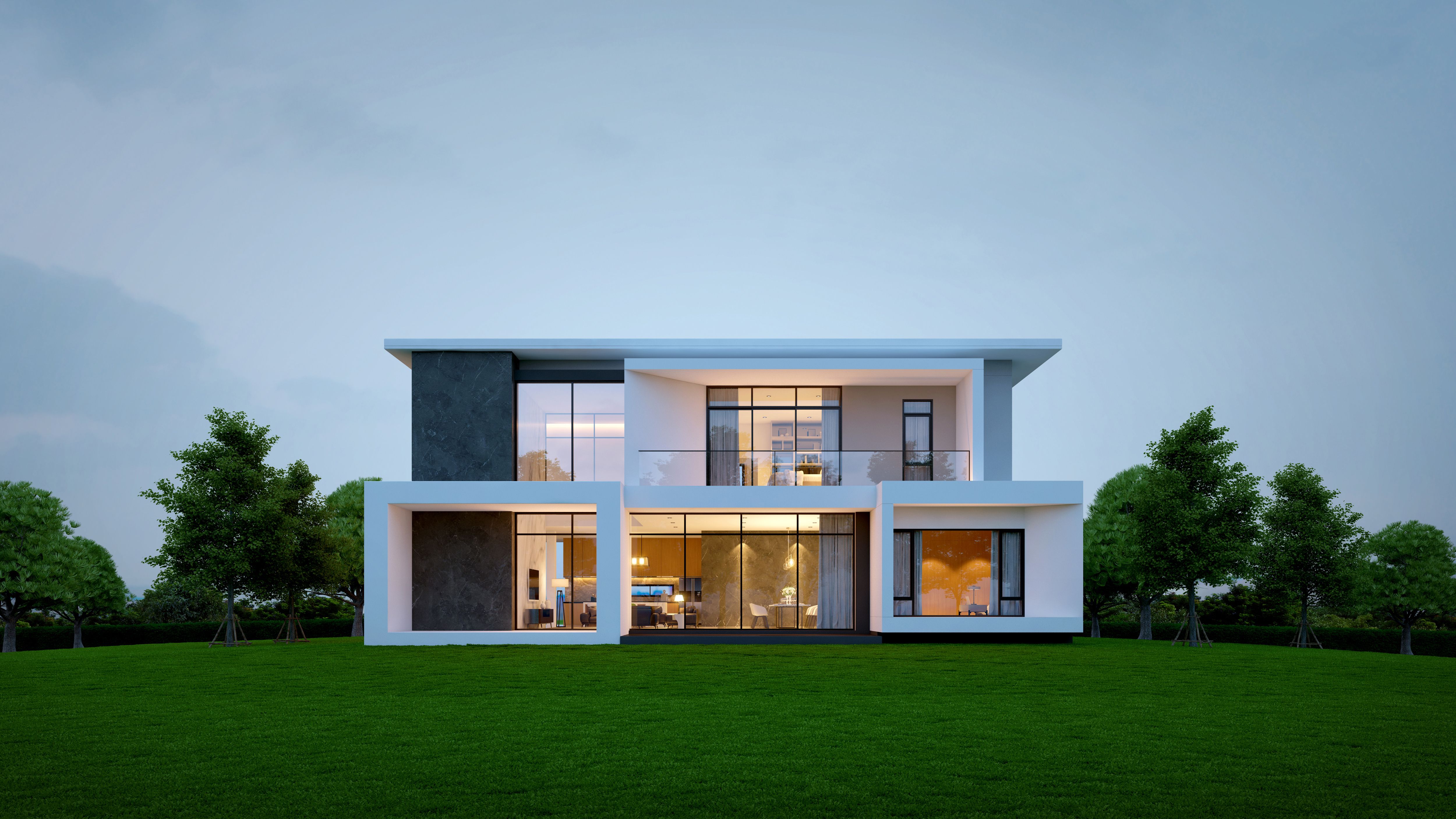 modern classic house