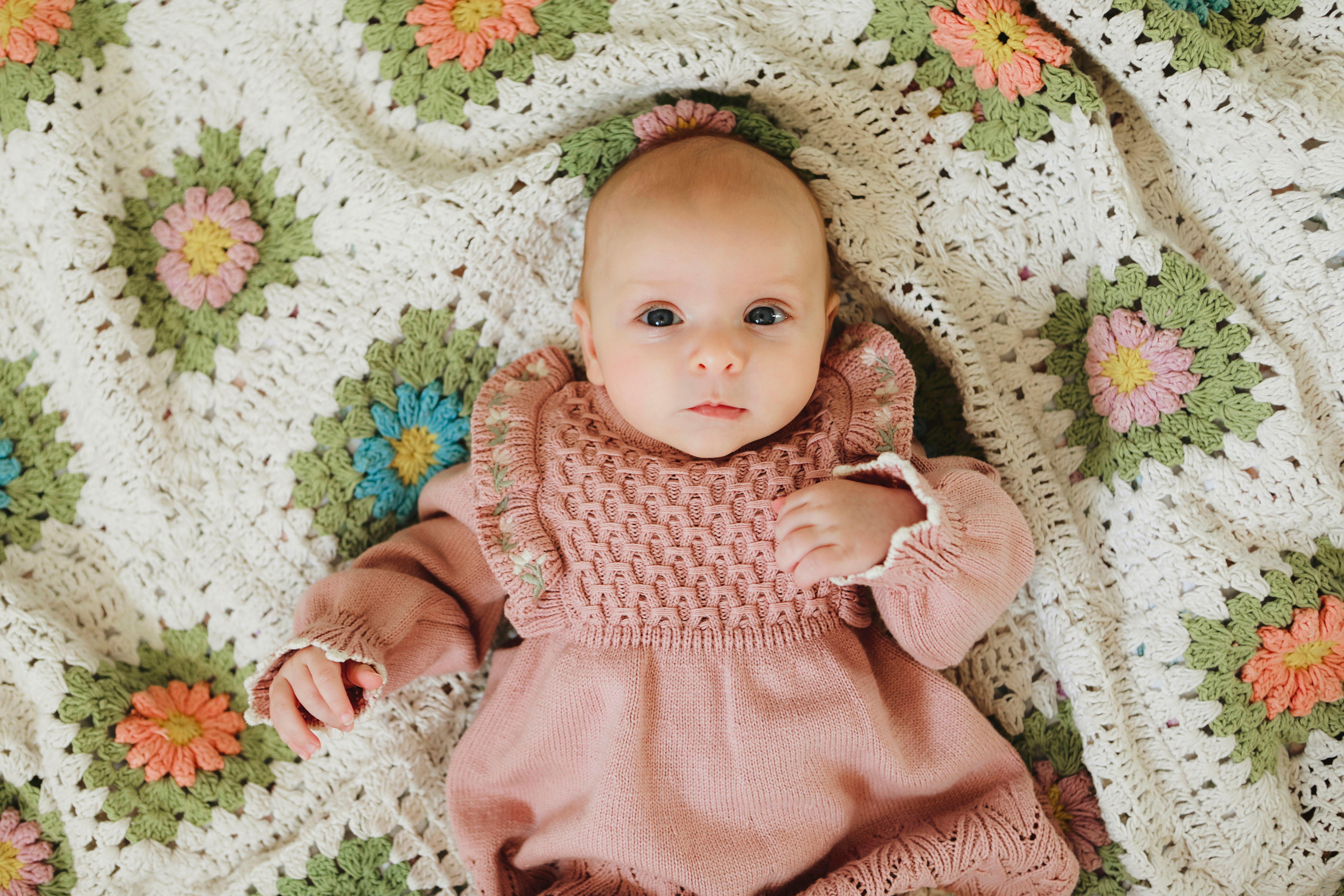 crochet baby rug