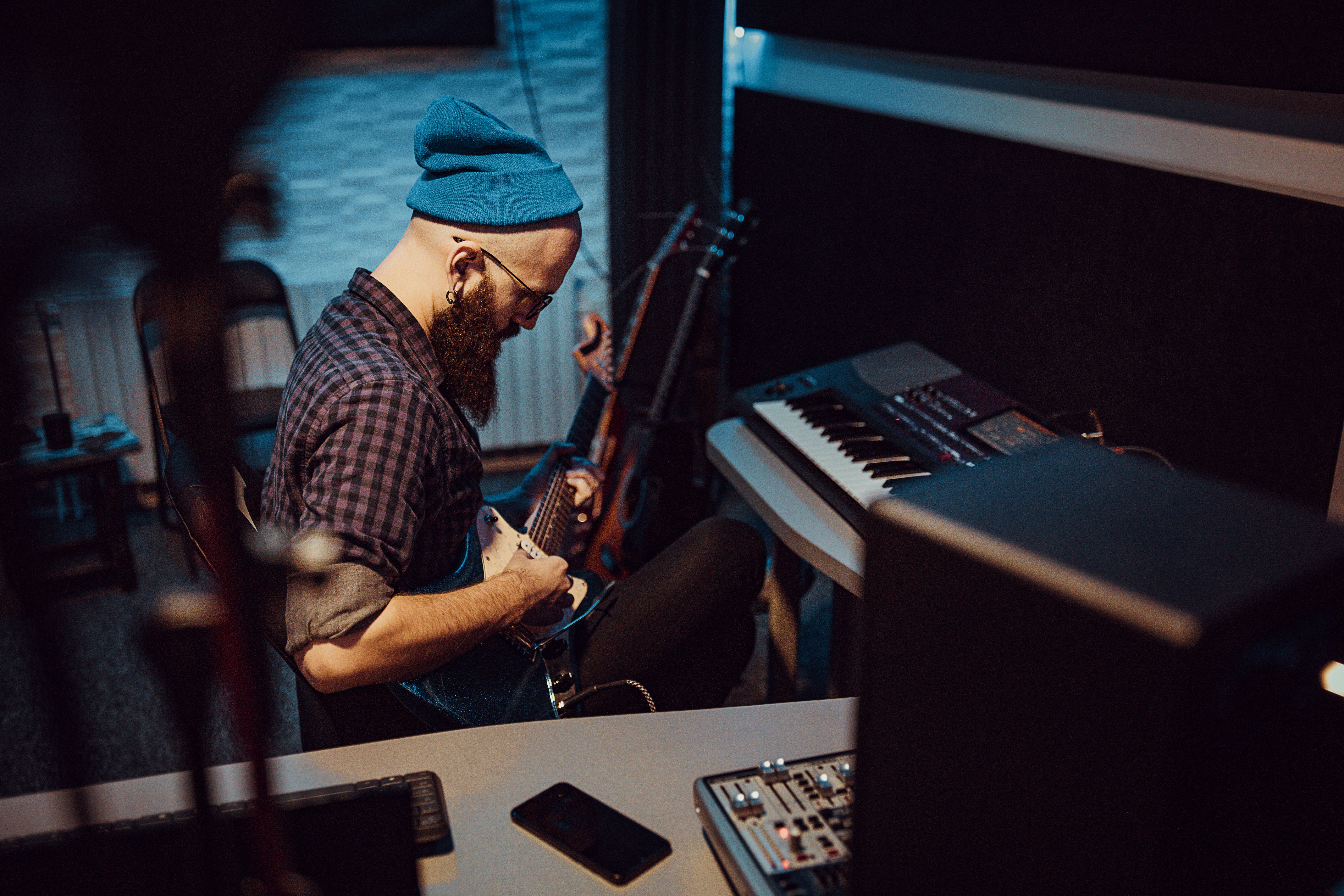 music producer workspace