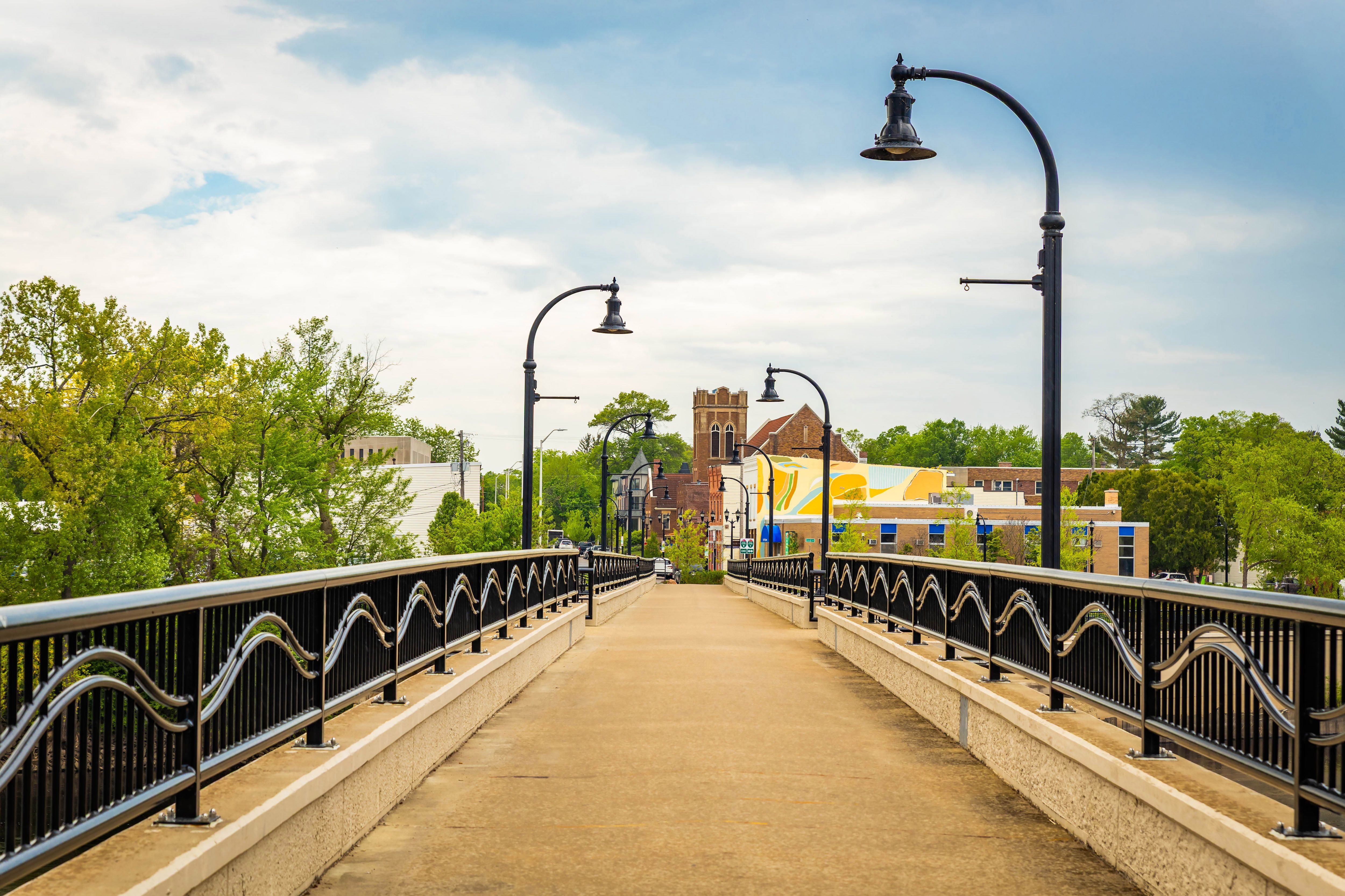 Scenic Bridge over Chippewa River