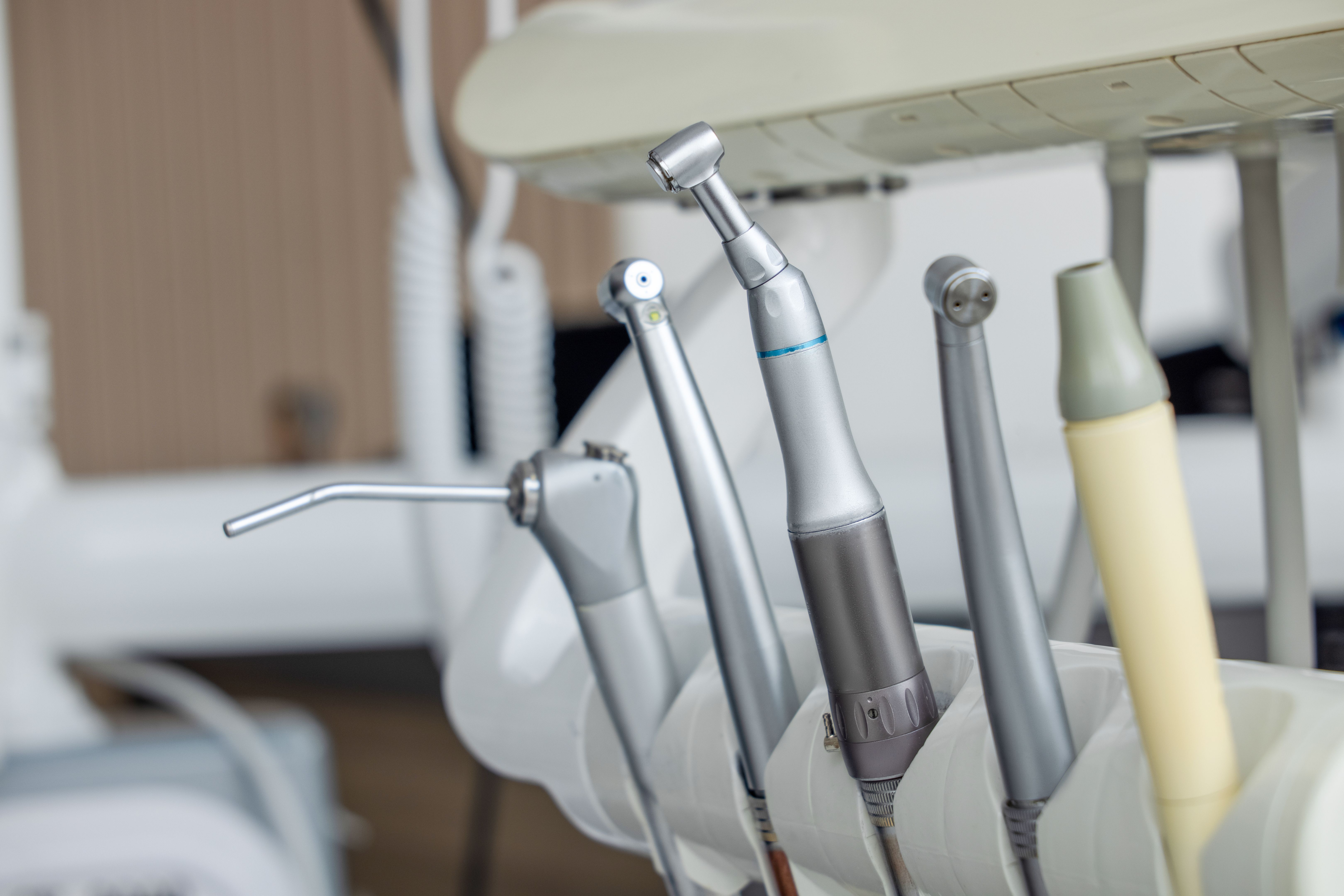 Dental drills in the dentist's office