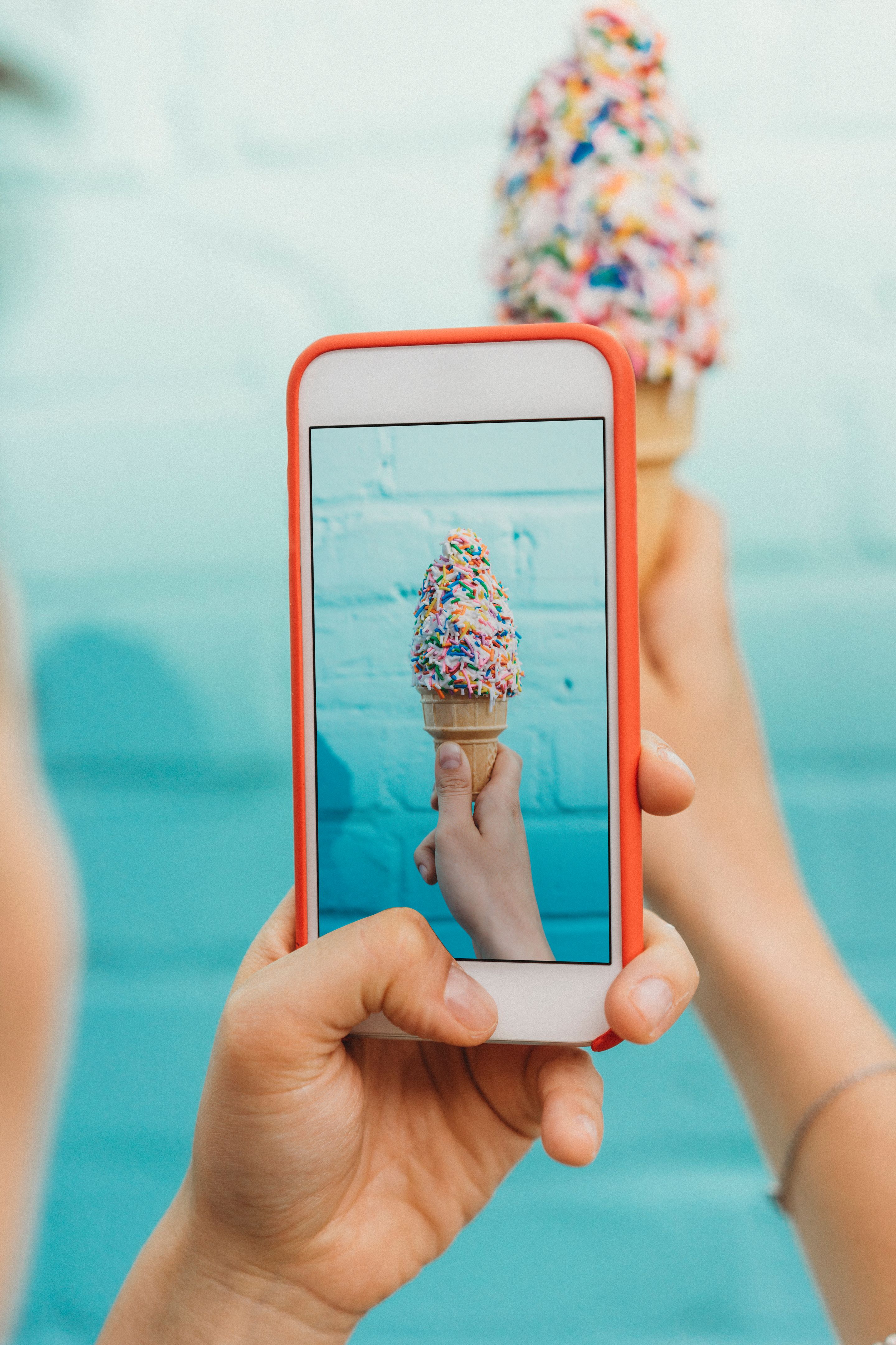 ice cream social media