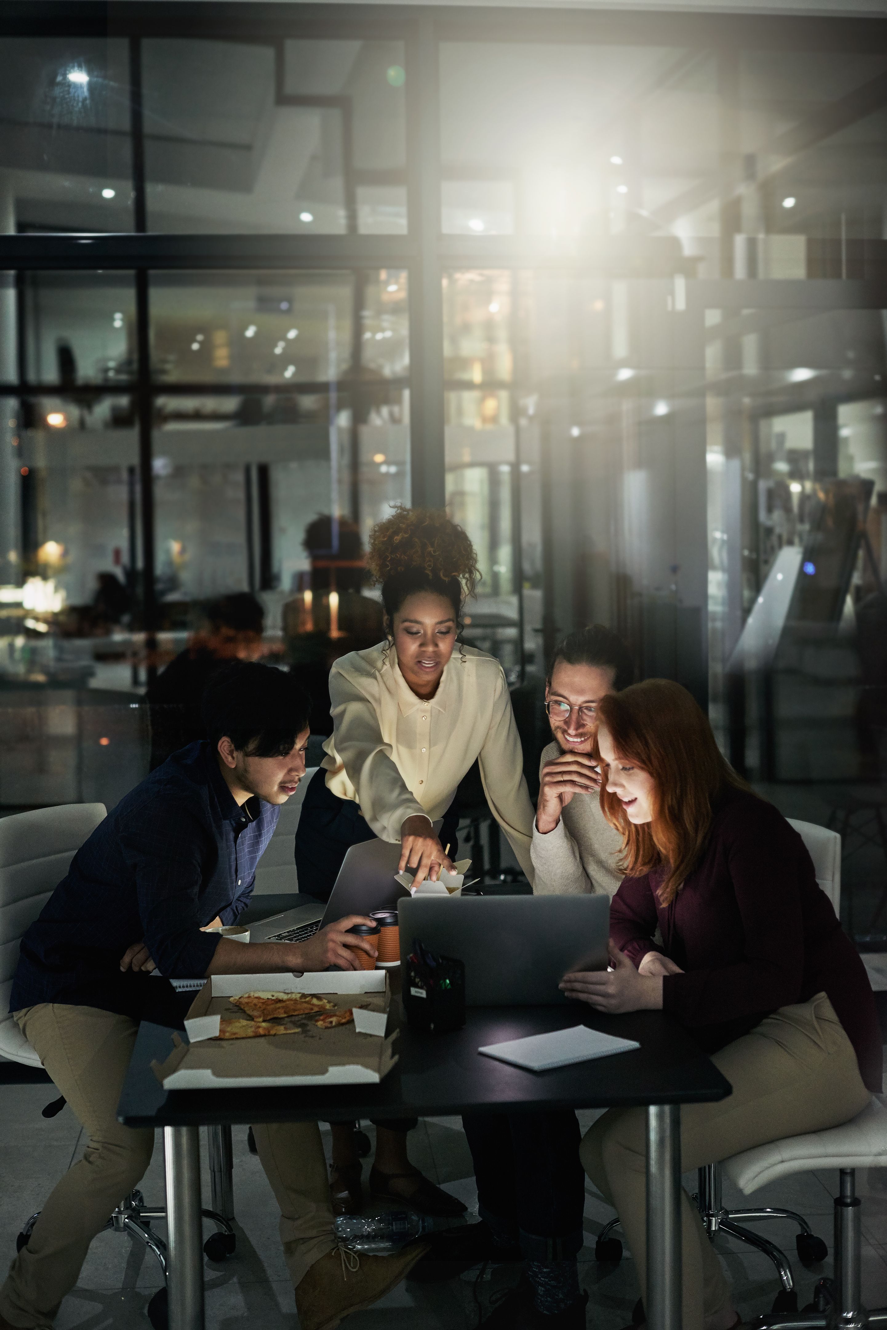 tech startup meeting