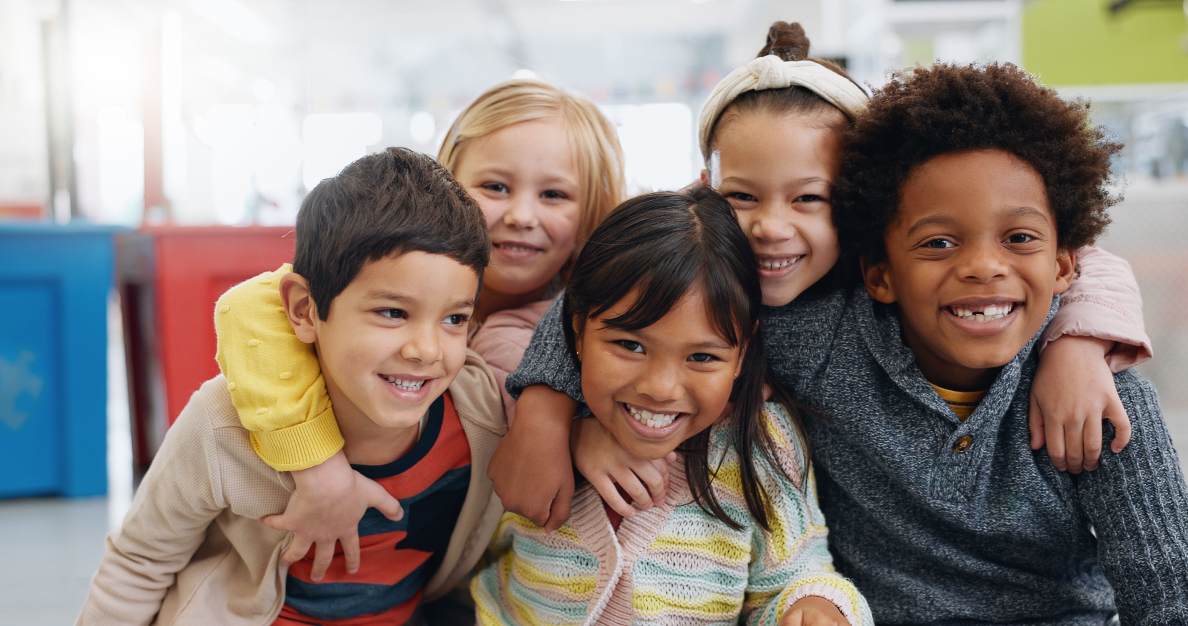 children playing group